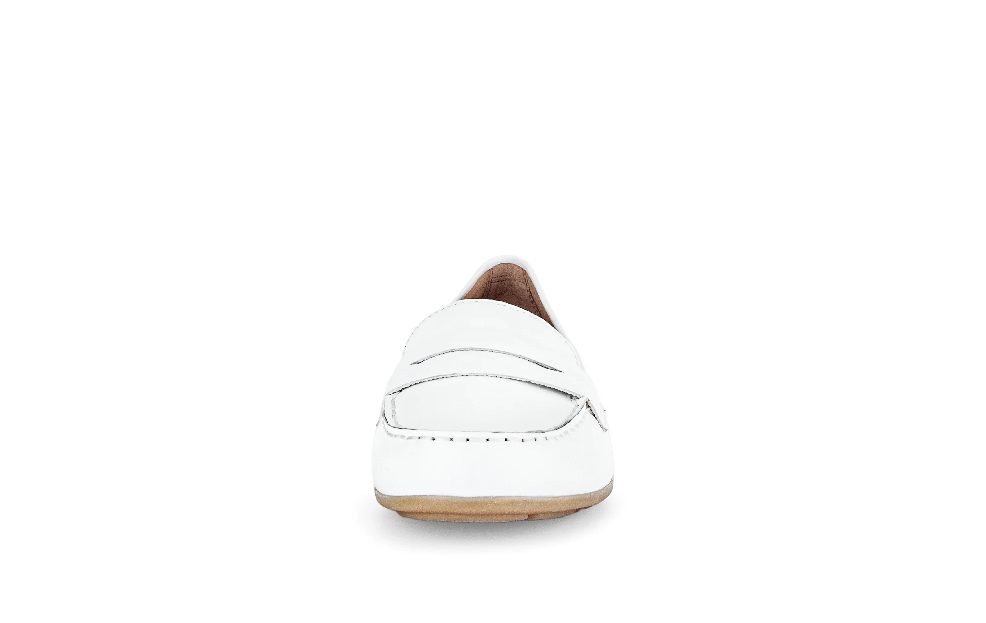 Mocassins blancs en cuir - Image 5