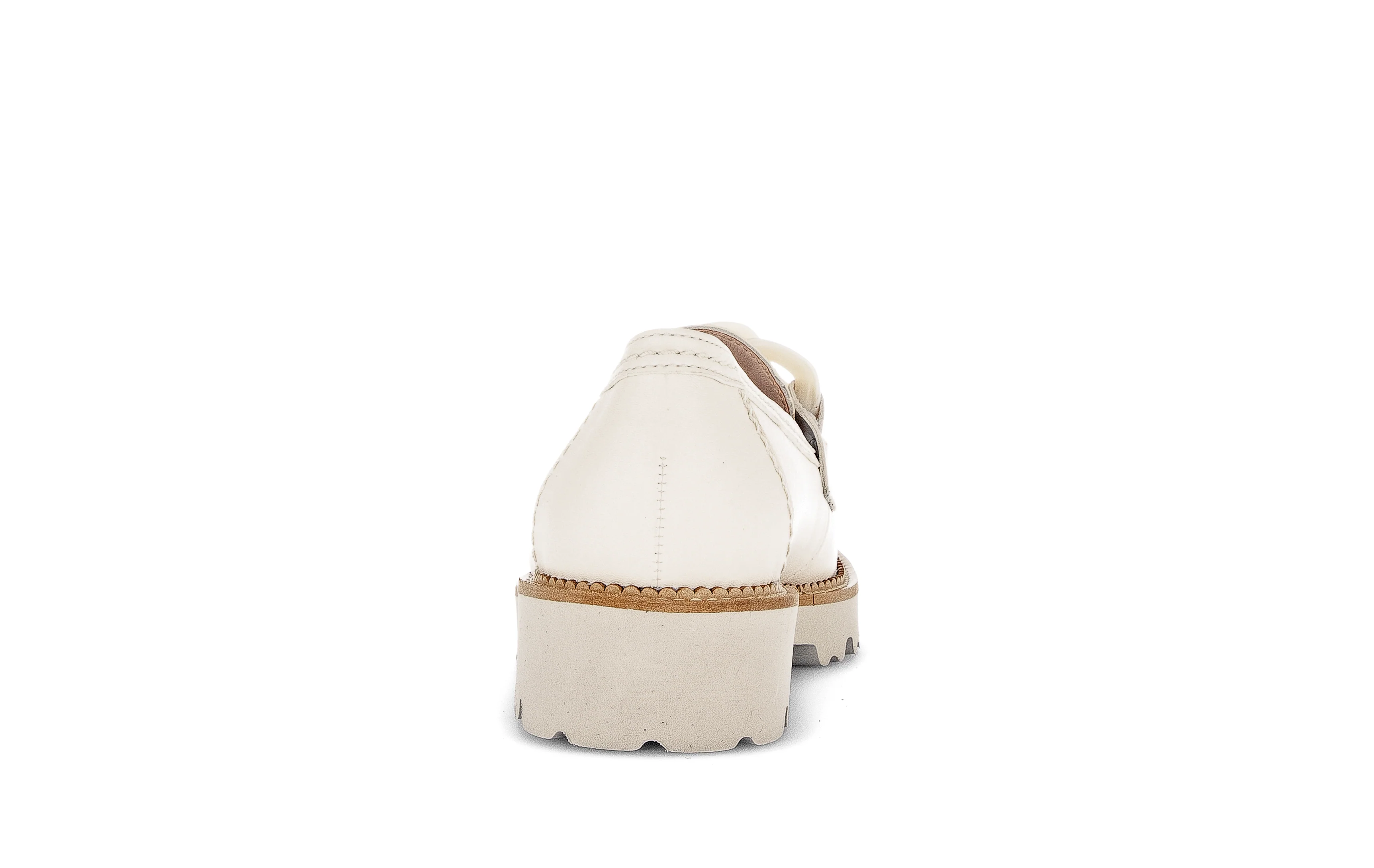 Mocassins blancs en cuir - Image 4
