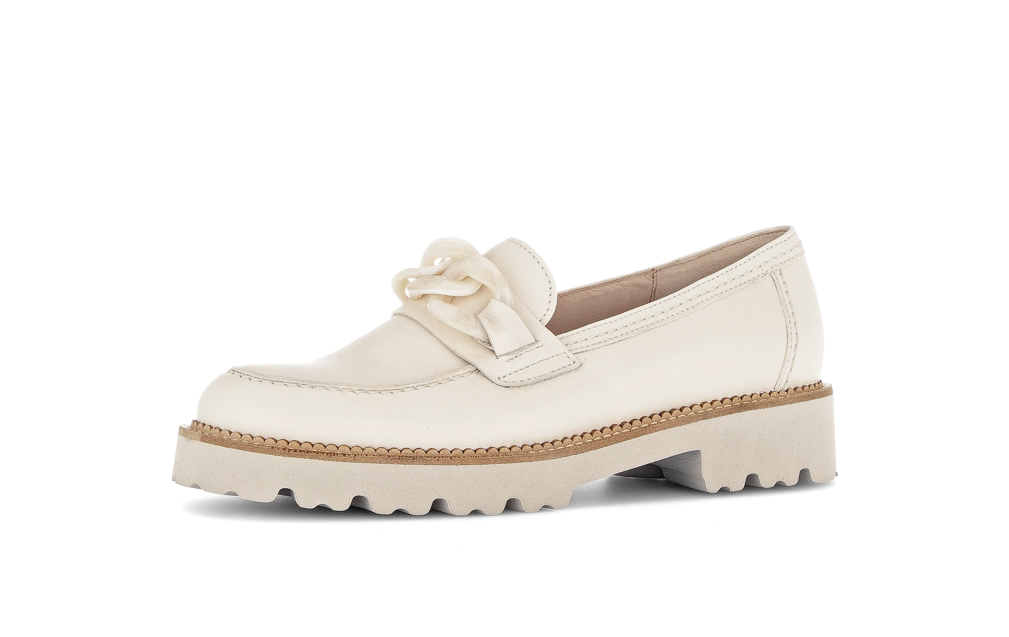 Mocassins blancs en cuir - Image 6