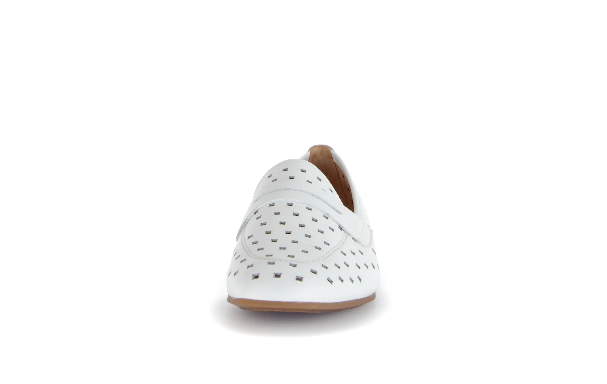 Mocassins blancs en cuir - Image 5