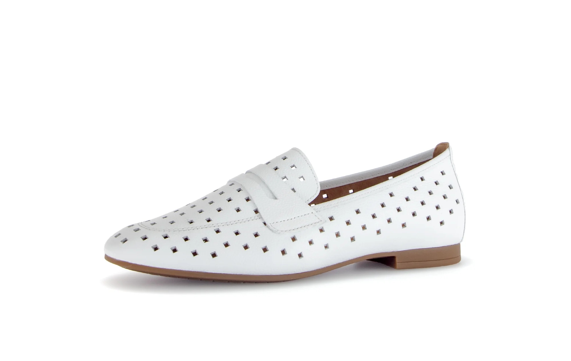 Mocassins blancs en cuir - Image 6