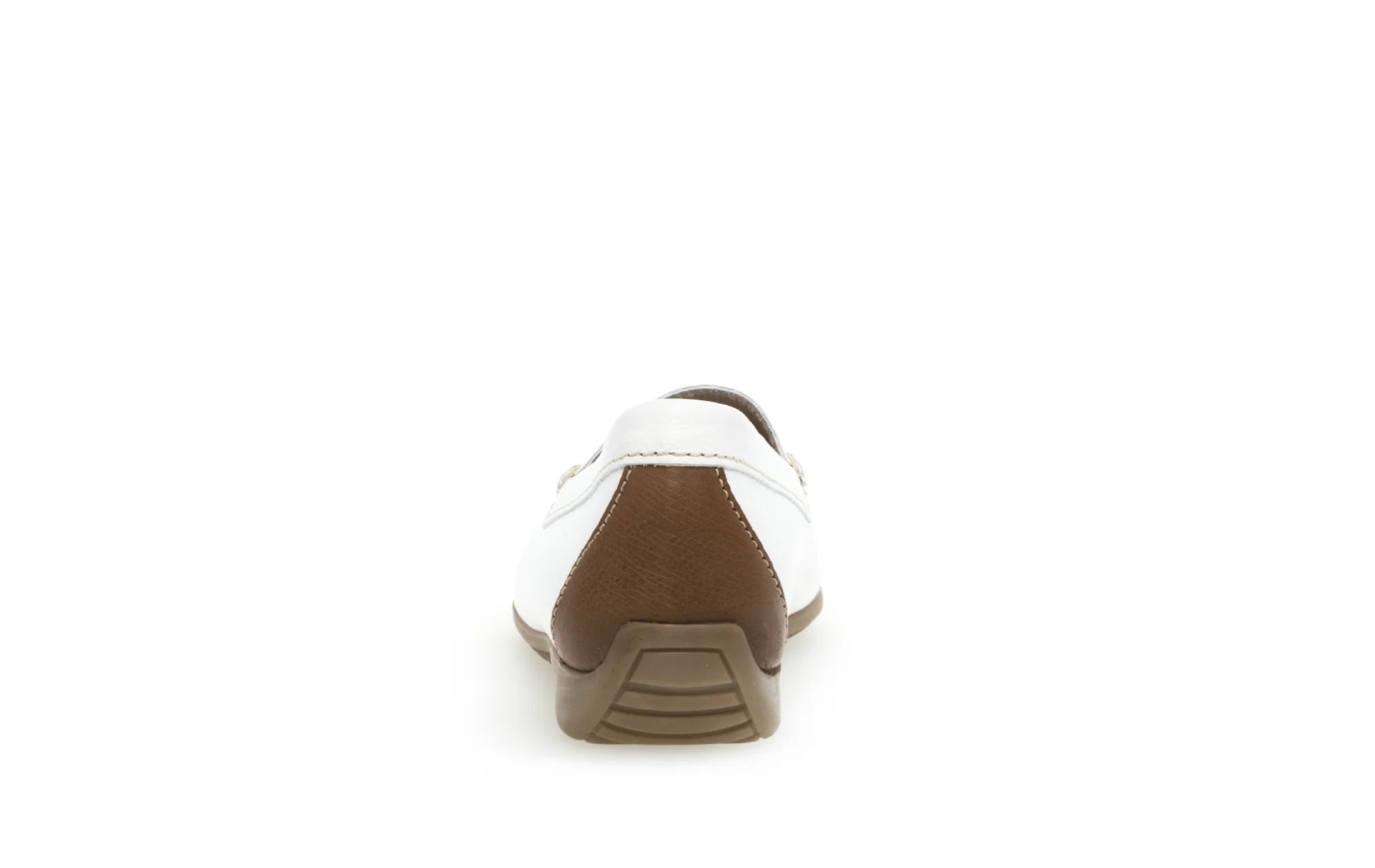 Mocassins blancs en cuir lisse - Image 4
