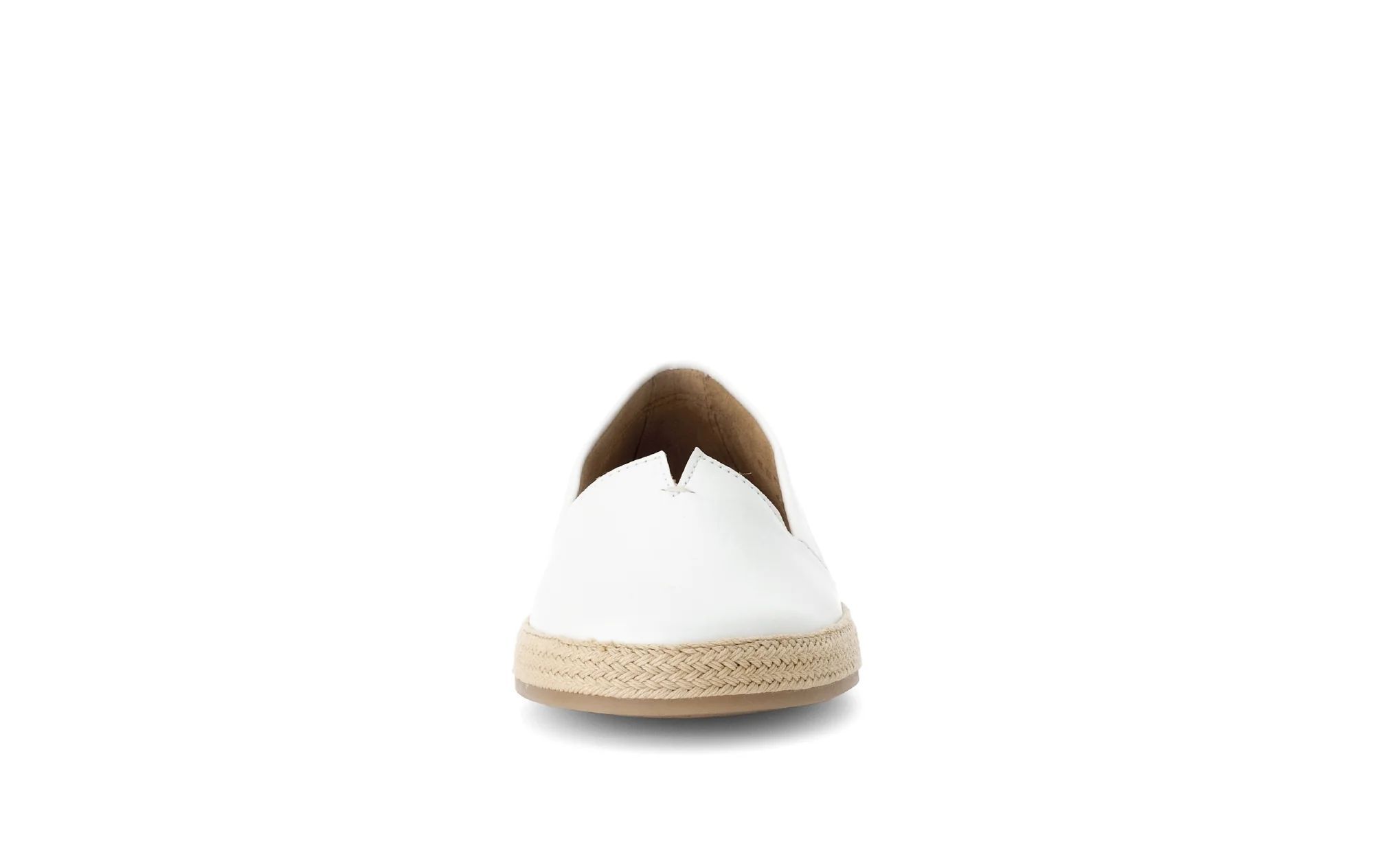 Mocassins blancs en cuir lisse - Image 5