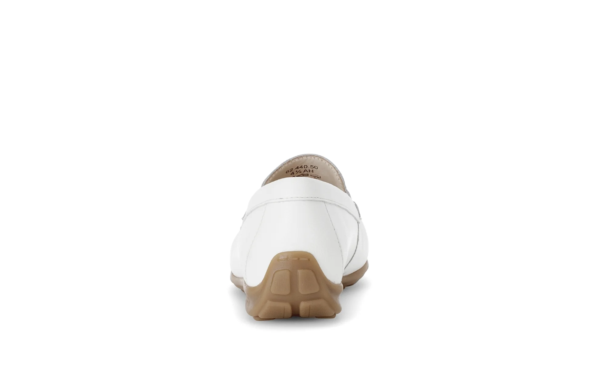 Mocassins blancs en cuir lisse - Image 4
