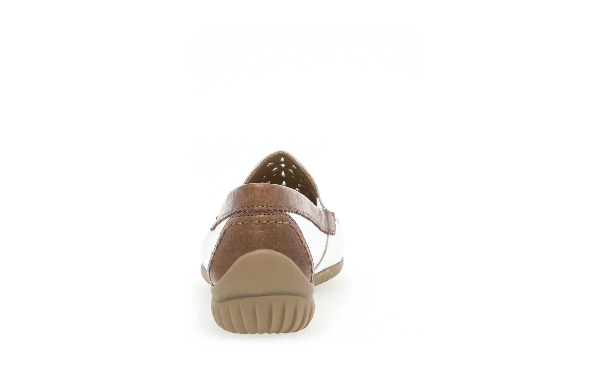 Mocassins blancs en cuir lisse - Image 5