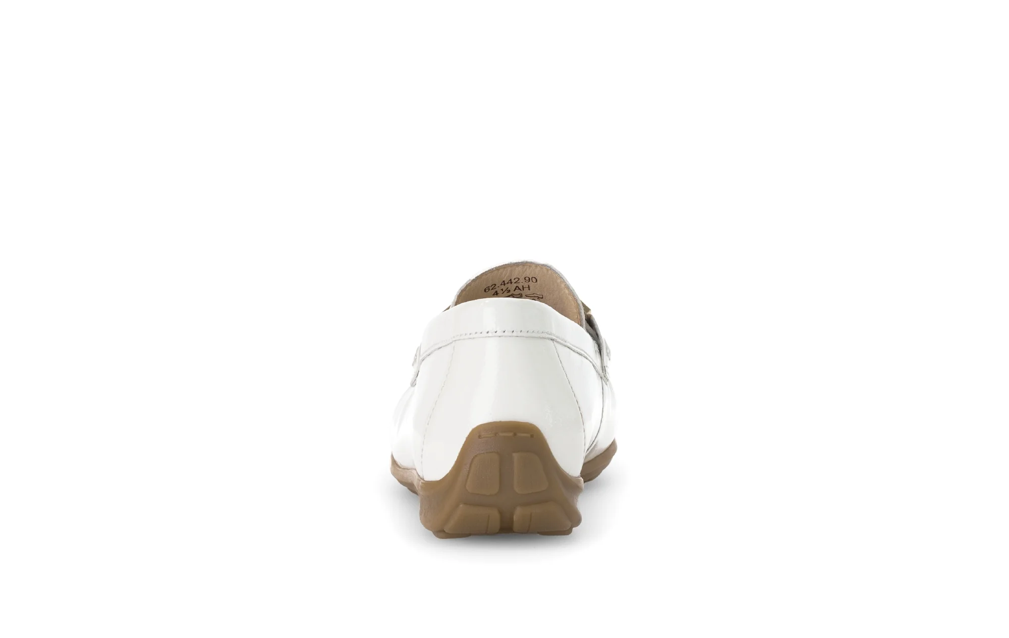 Mocassins blancs en cuir vernis - Image 4