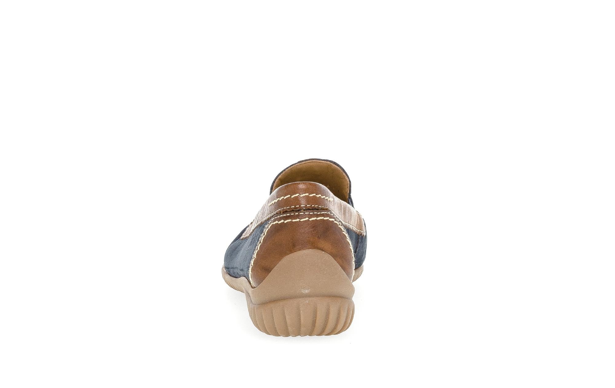Mocassins bleu marine en nubuck - Image 4