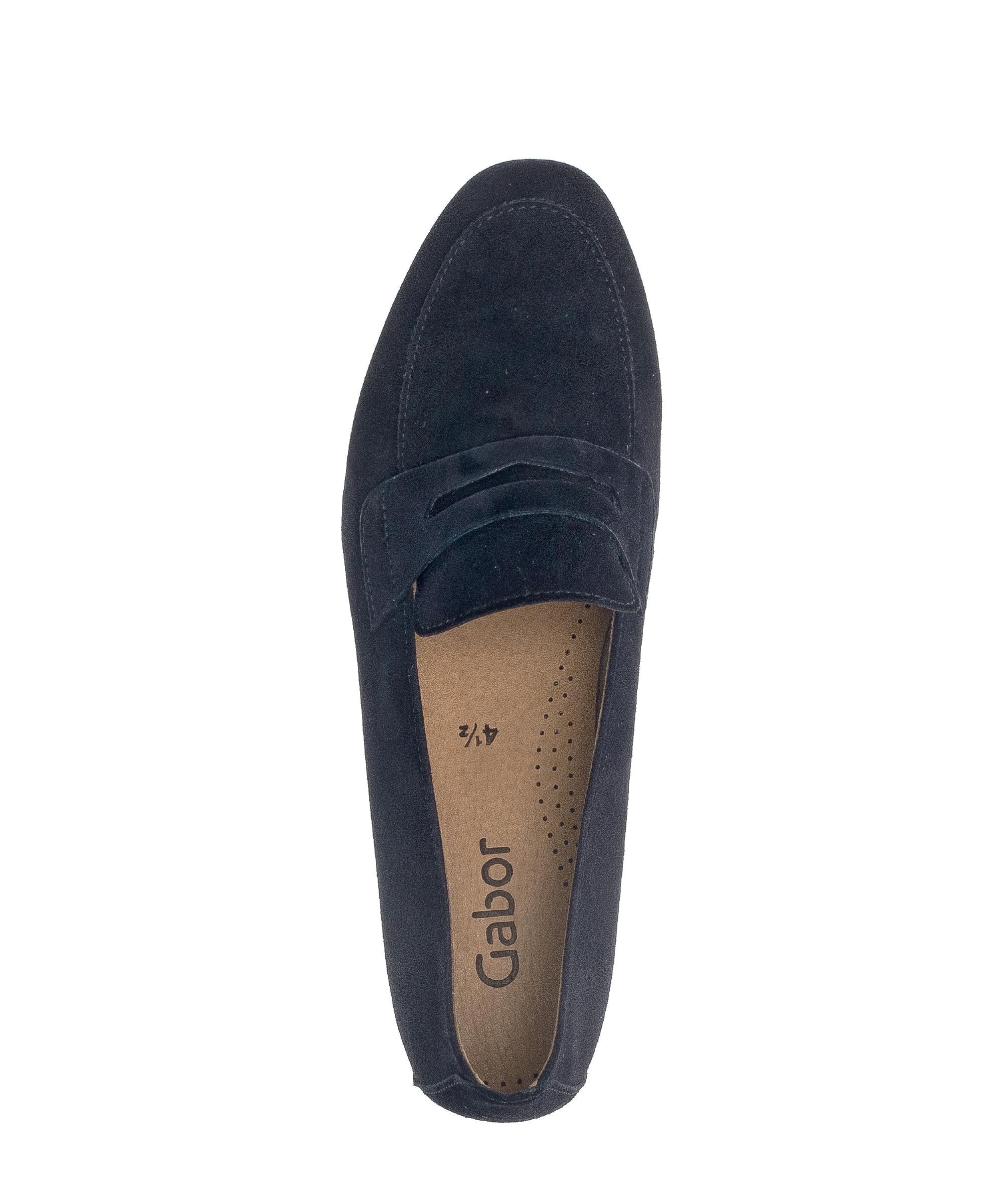 Mocassins bleus en nubuck - Image 3