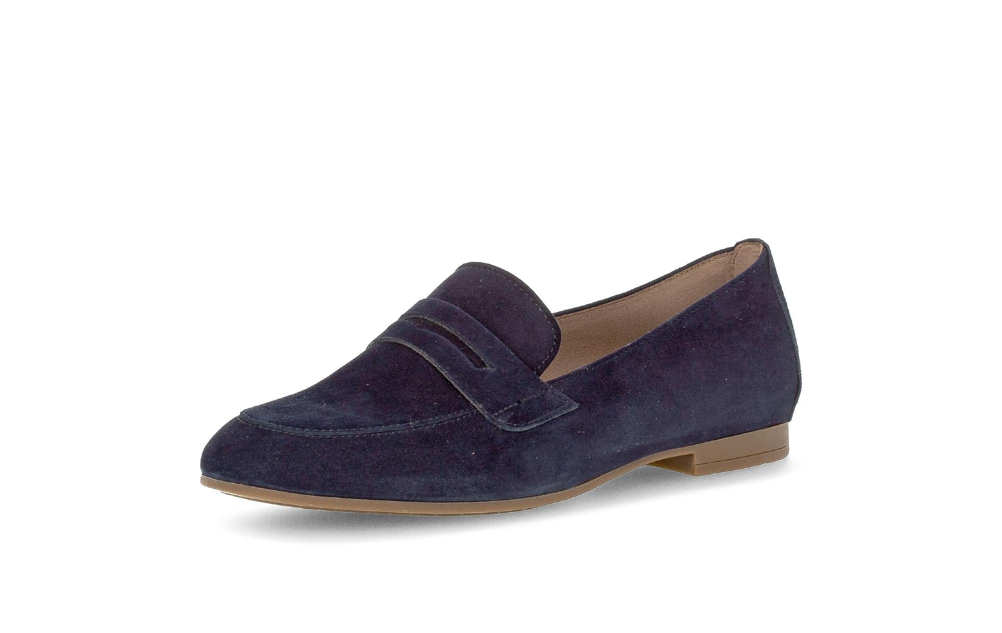 Mocassins bleus en nubuck - Image 6