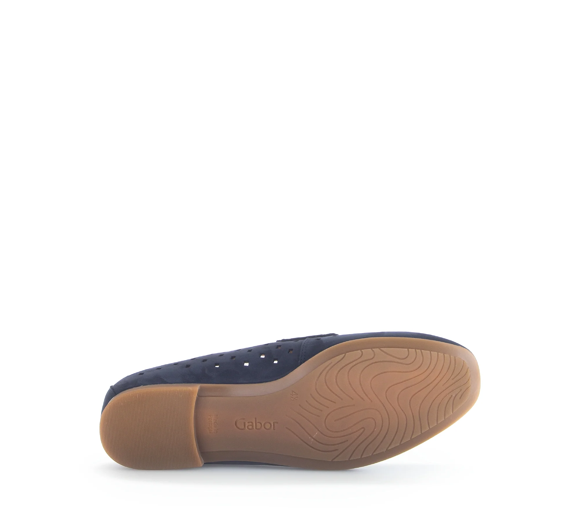 Mocassins bleus en cuir nubuck - Image 6