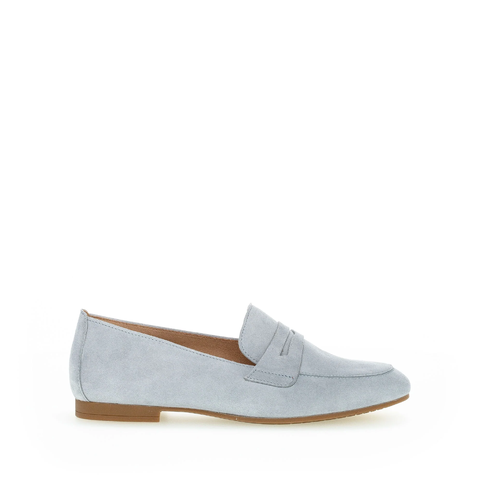 Mocassins bleus en suède
