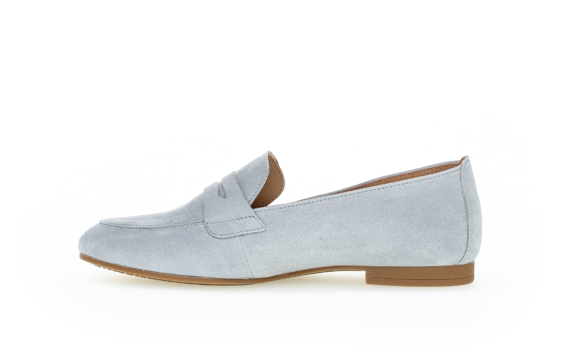 Mocassins bleus en suède - Image 2