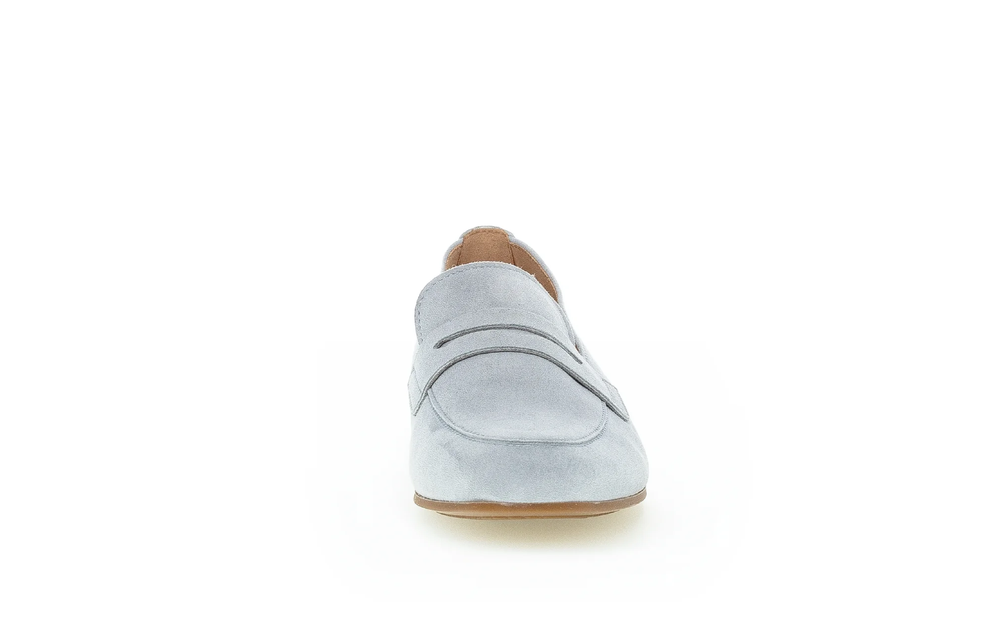 Mocassins bleus en suède - Image 3