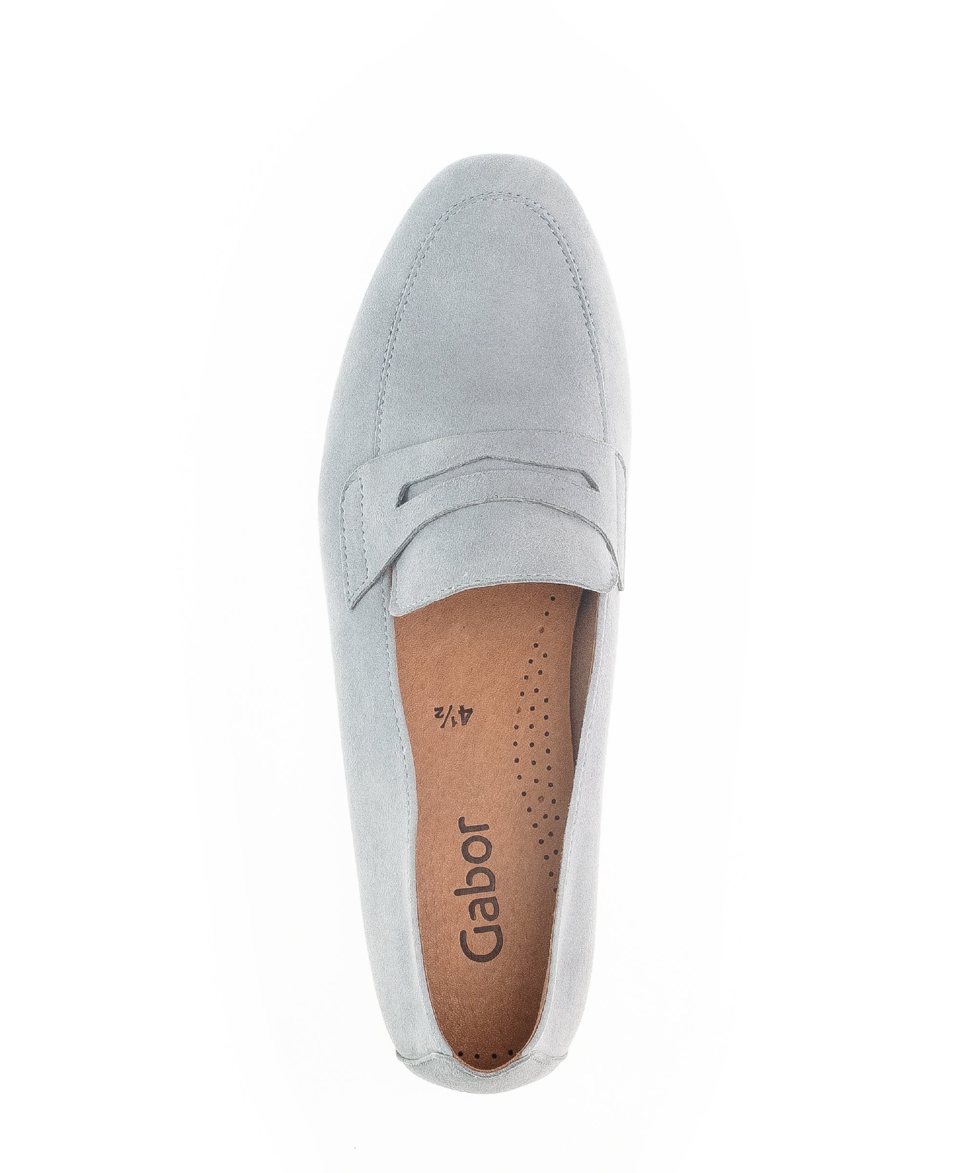 Mocassins bleus en suède - Image 6