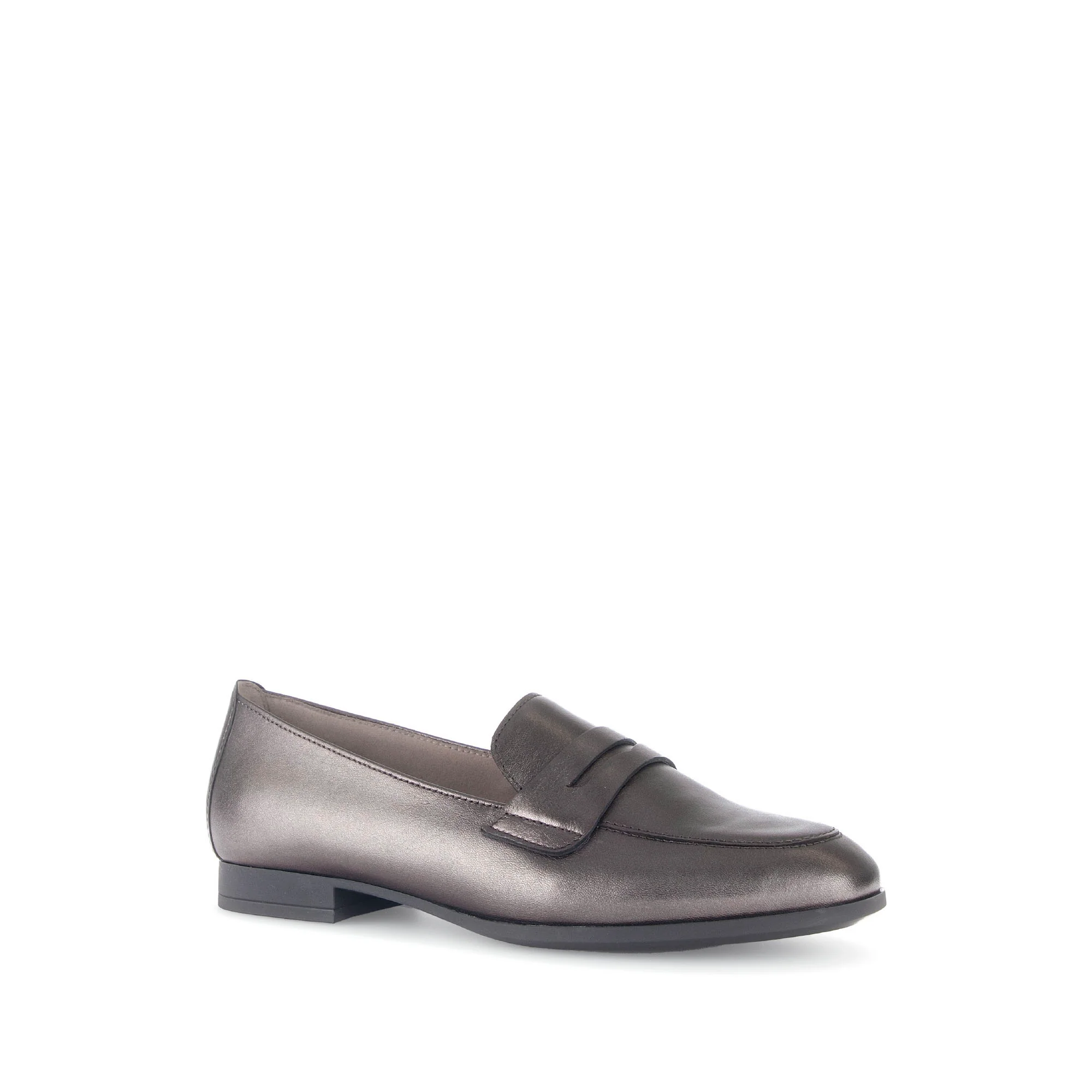 Mocassins bronze en cuir lisse - Image 3