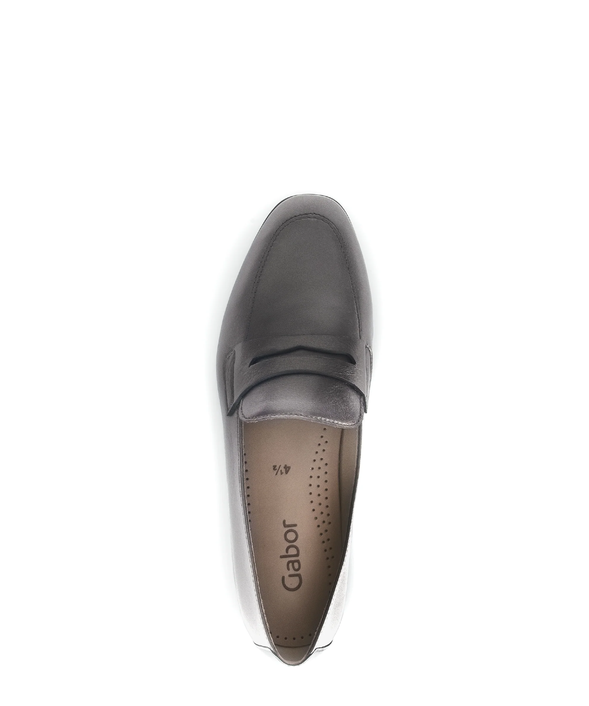 Mocassins bronze en cuir lisse - Image 6