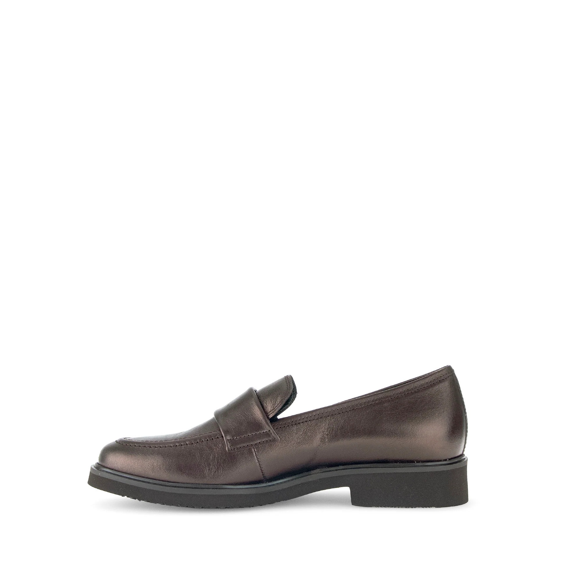 Mocassins bronze en cuir lisse - Image 2
