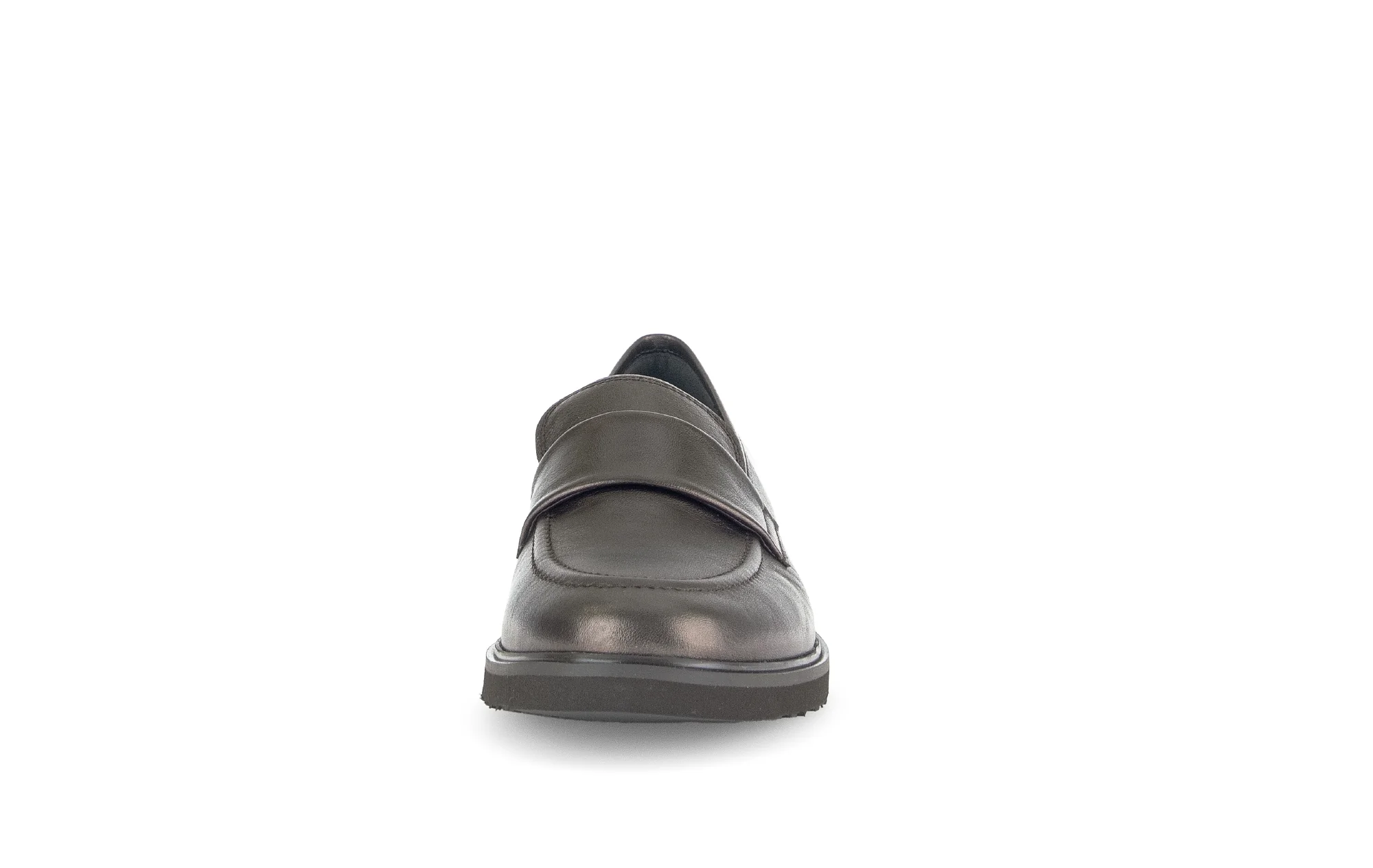 Mocassins bronze en cuir lisse - Image 4