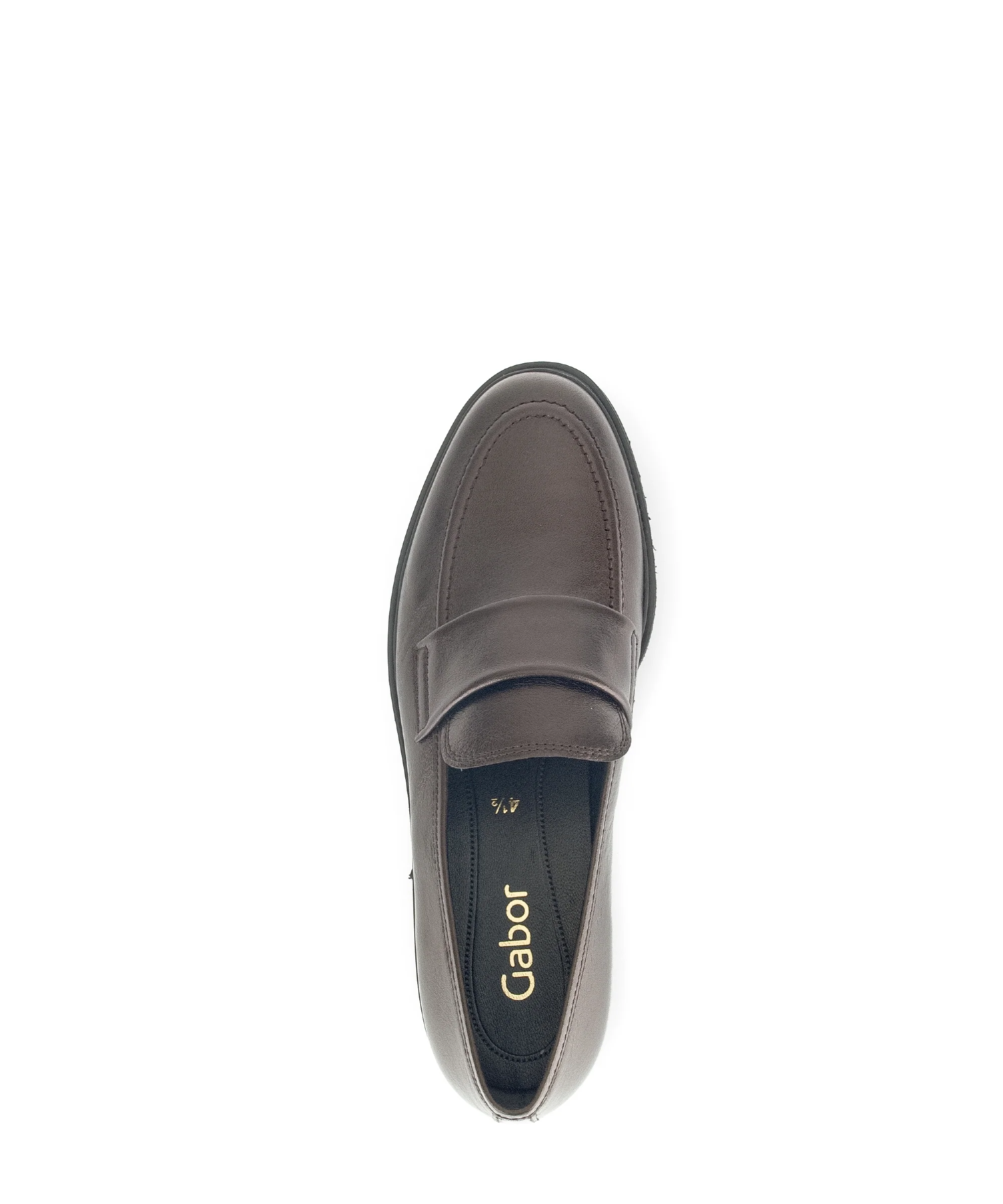 Mocassins bronze en cuir lisse - Image 6