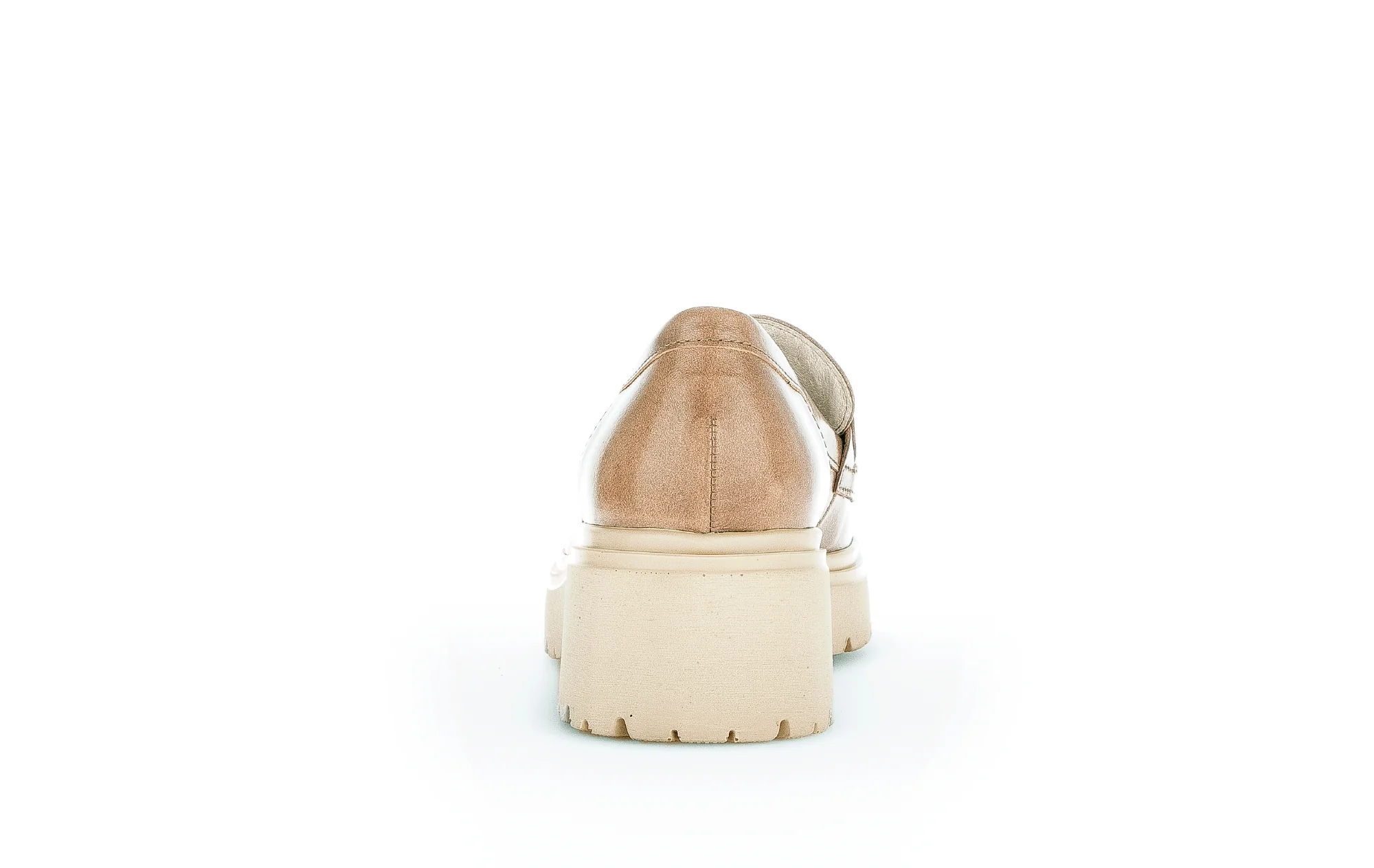 Mocassins cognac en cuir - Image 3