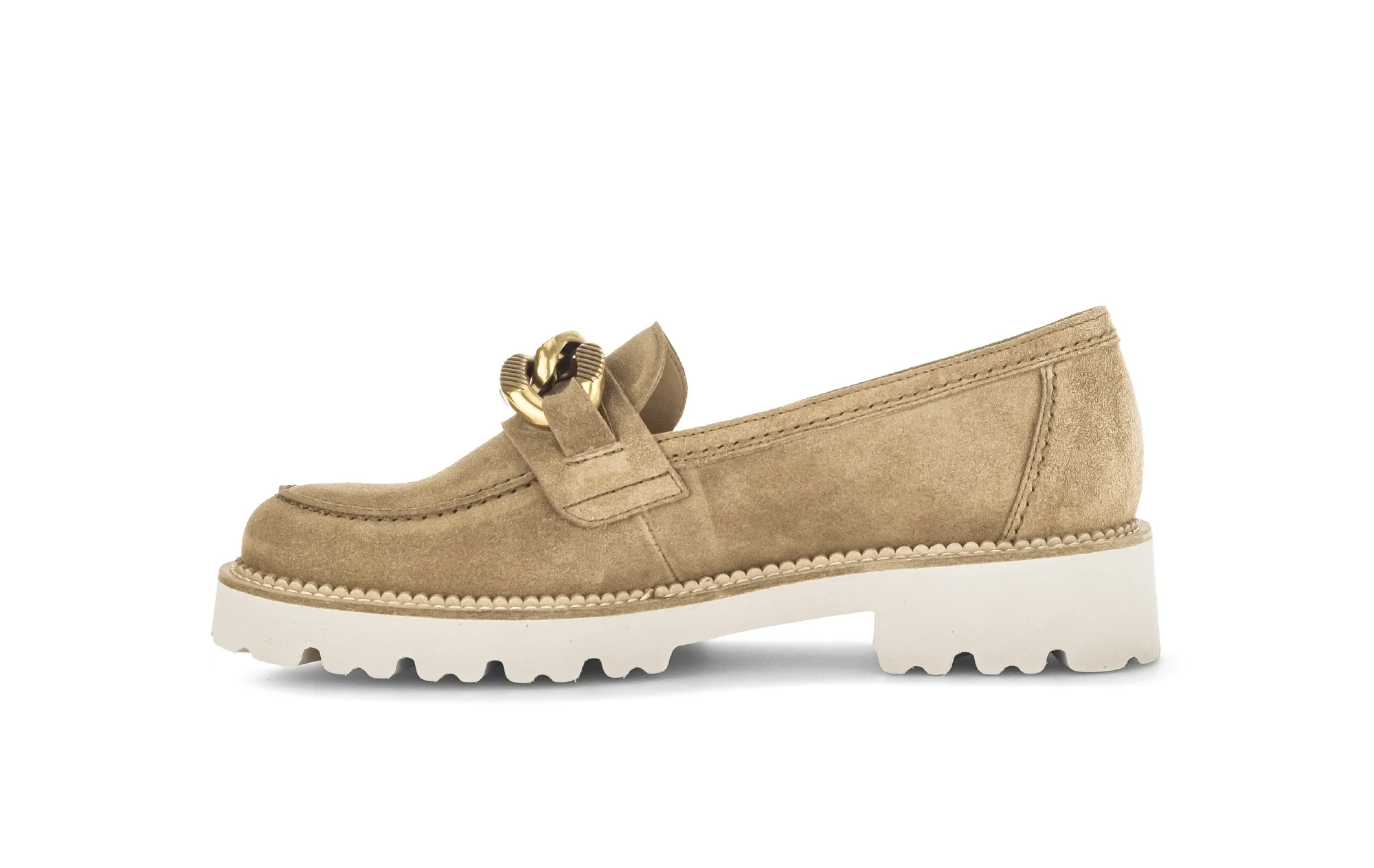 Mocassins cognacs en velours - Image 2