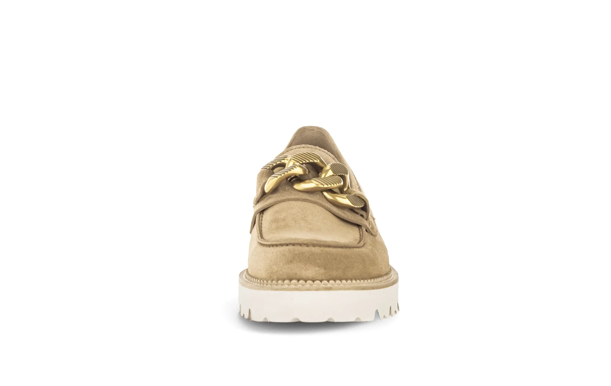 Mocassins cognacs en velours - Image 3