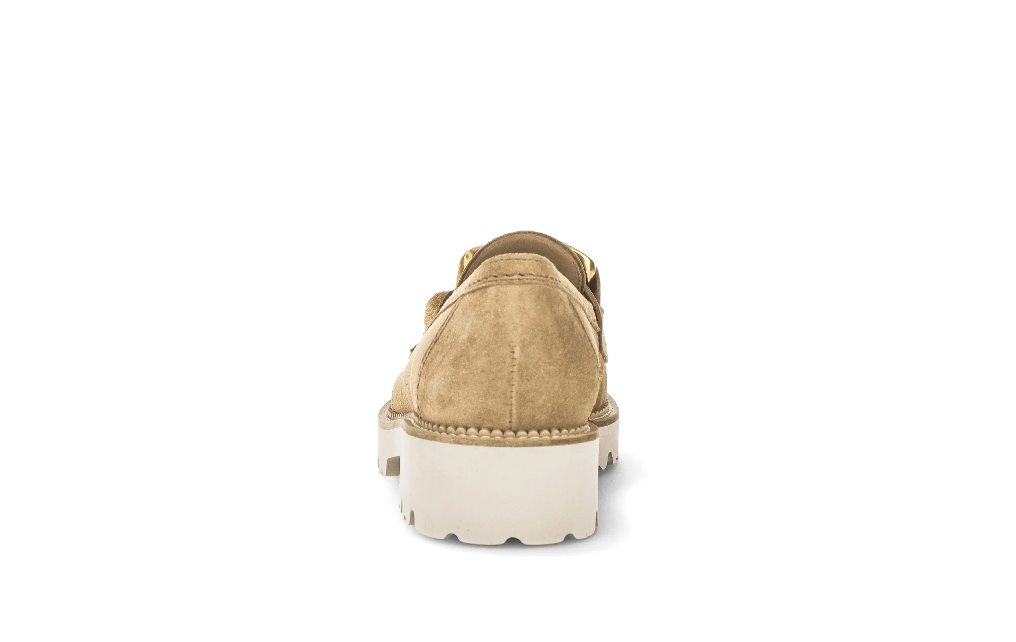Mocassins cognacs en velours - Image 4