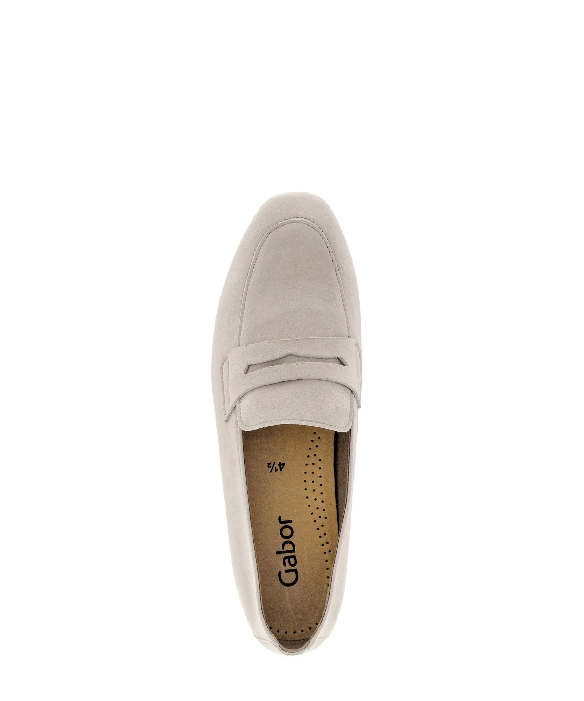 Mocassins beige en nubuck - Image 3