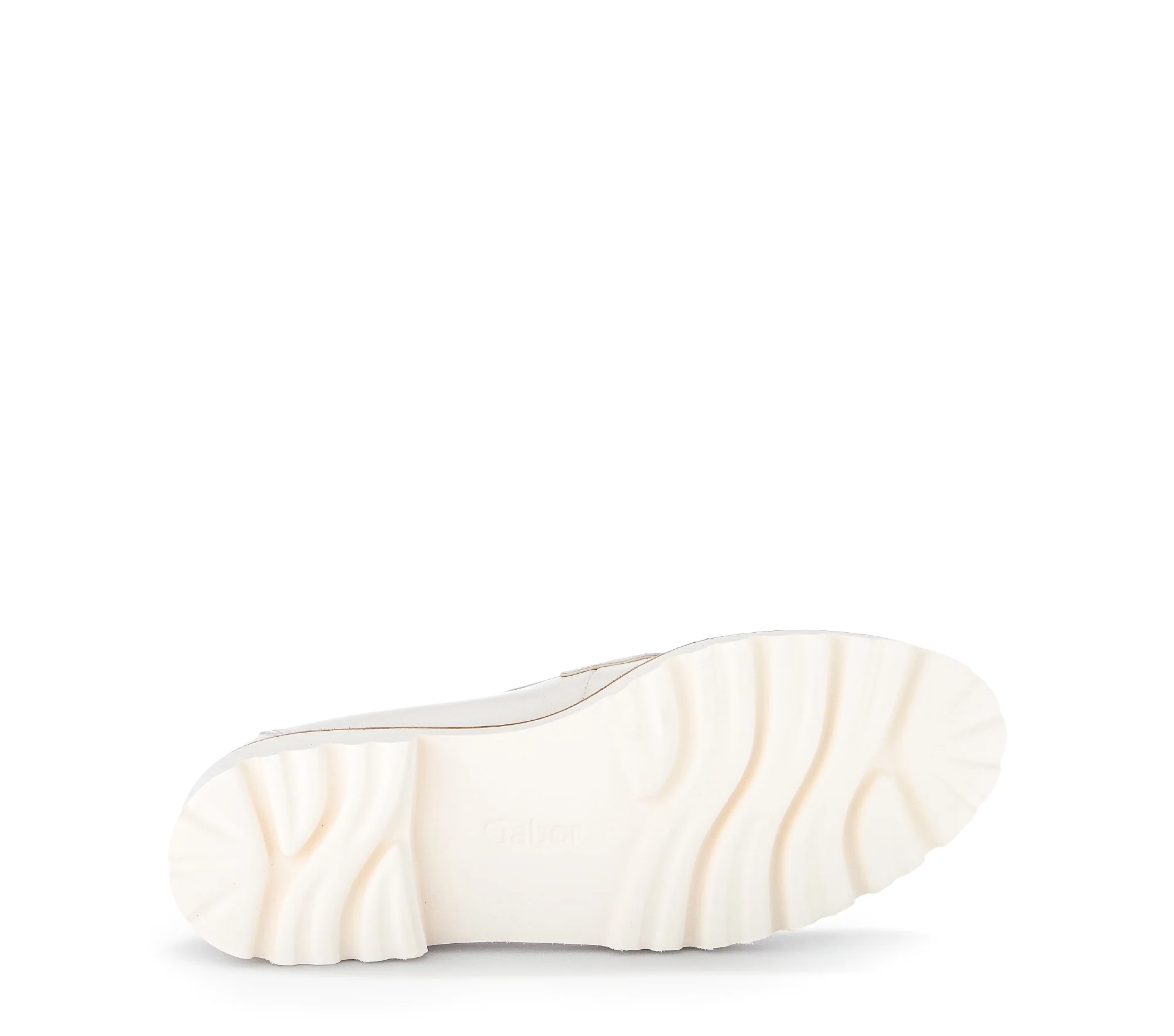 Mocassins écrus en cuir lisse - Image 5
