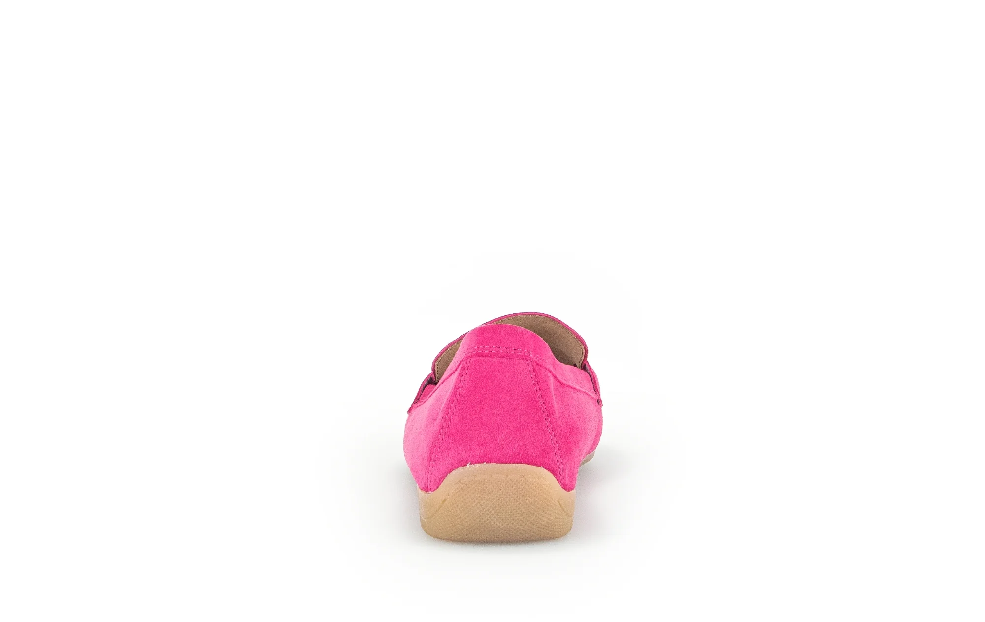 Mocassins fuchsia en cuir - Image 4
