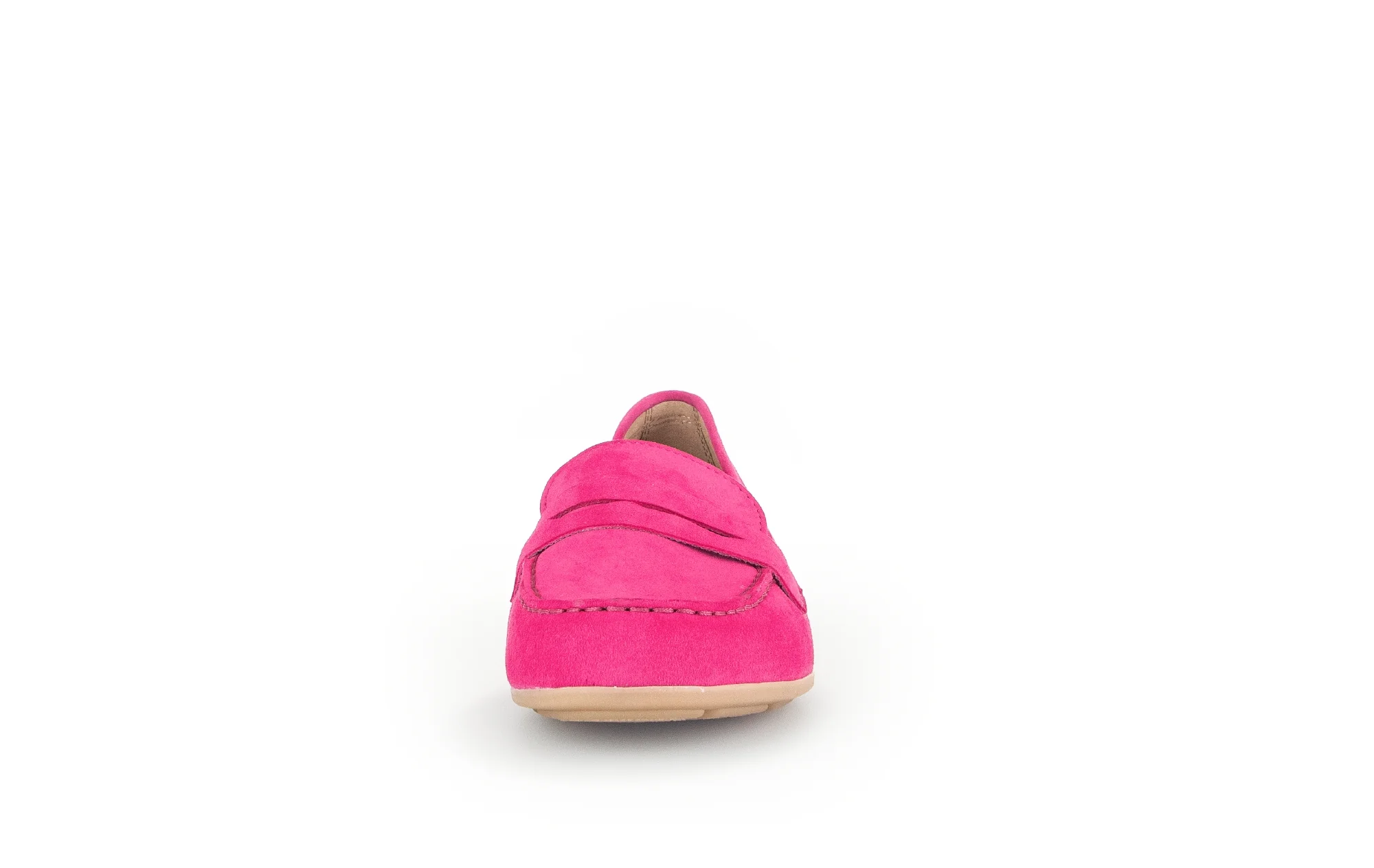 Mocassins fuchsia en cuir - Image 5