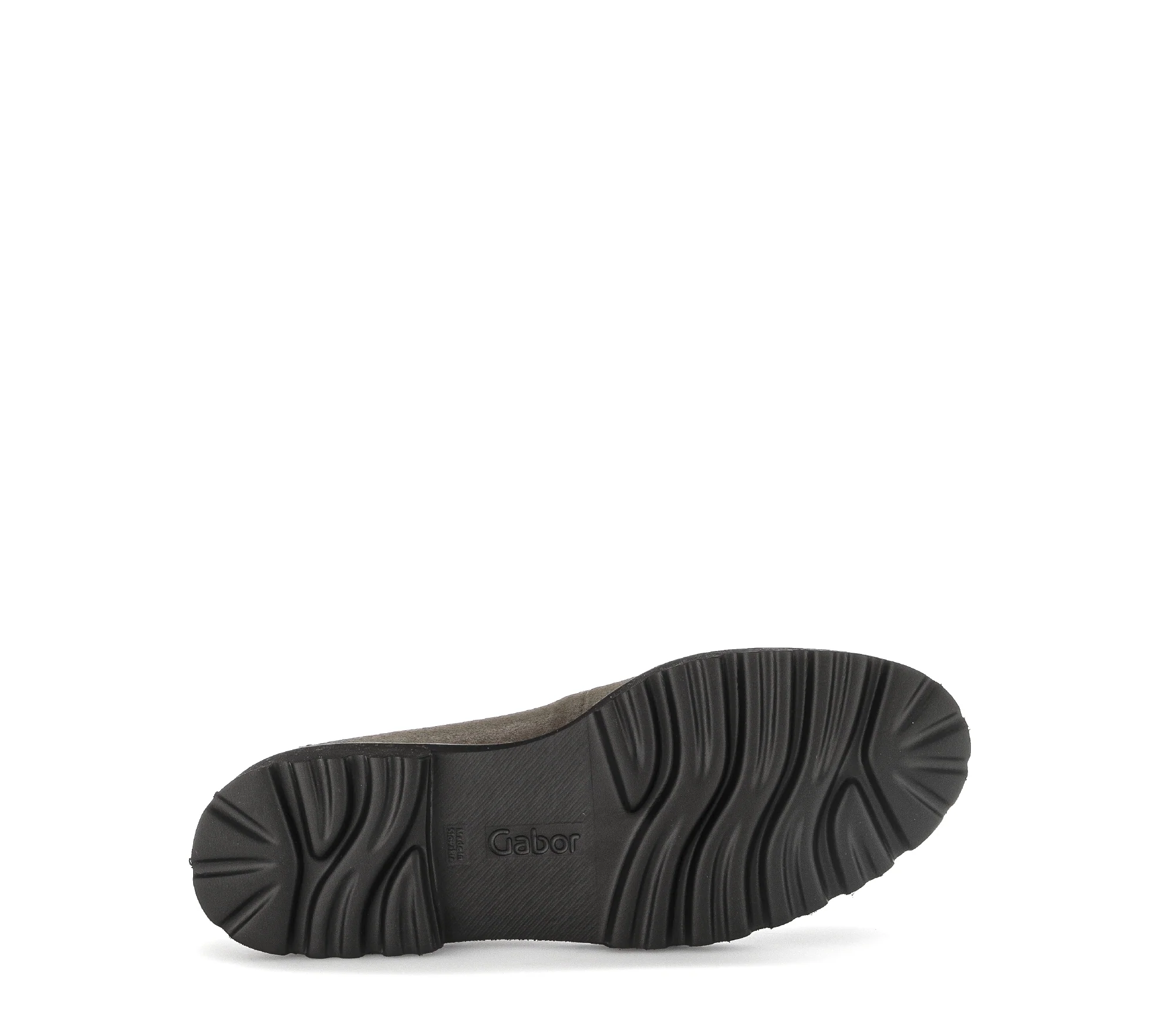 Mocassins gris en velours - Image 7