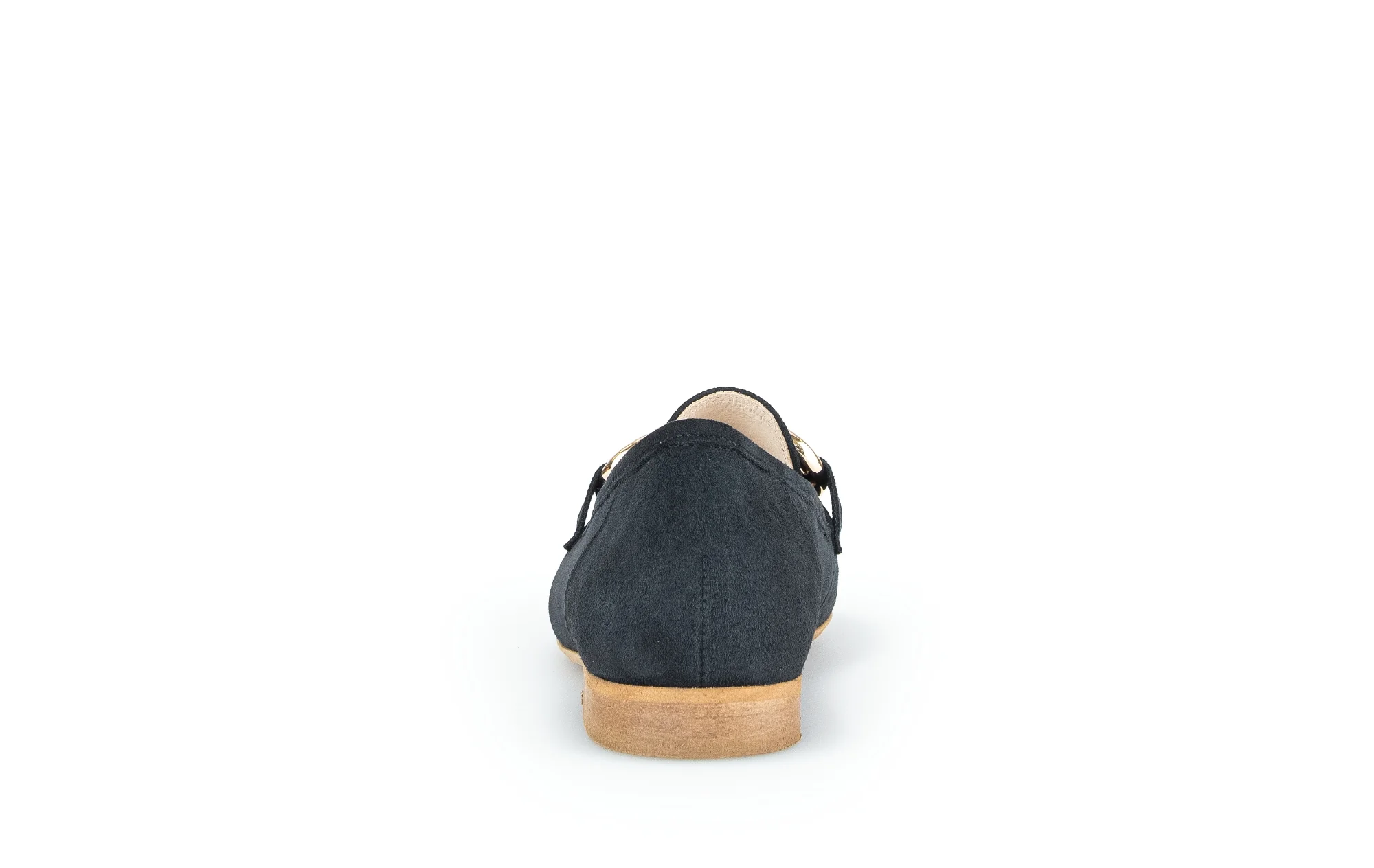 Mocassins marine en cuir velours - Image 6
