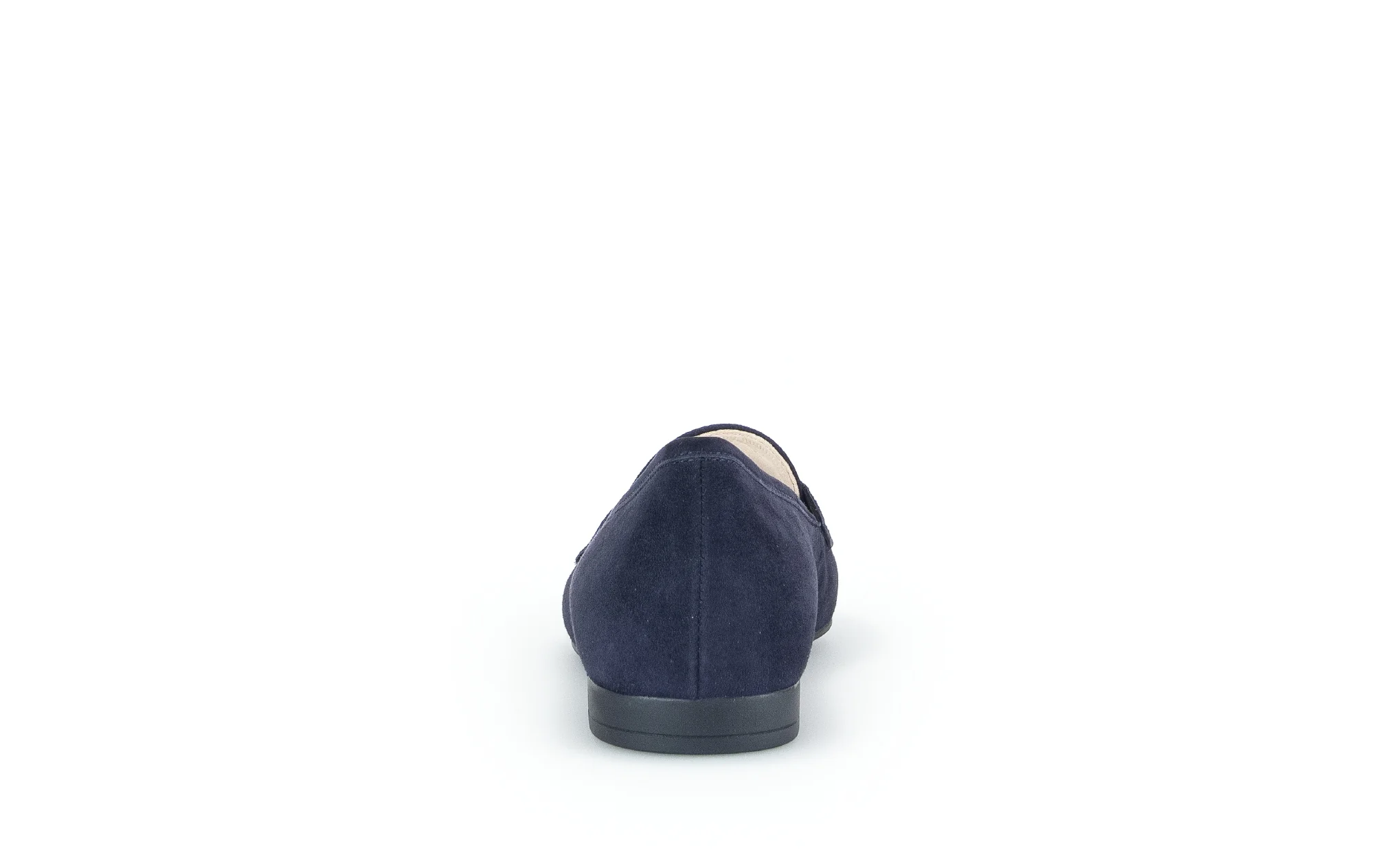 Mocassins marine en cuir velours - Image 5