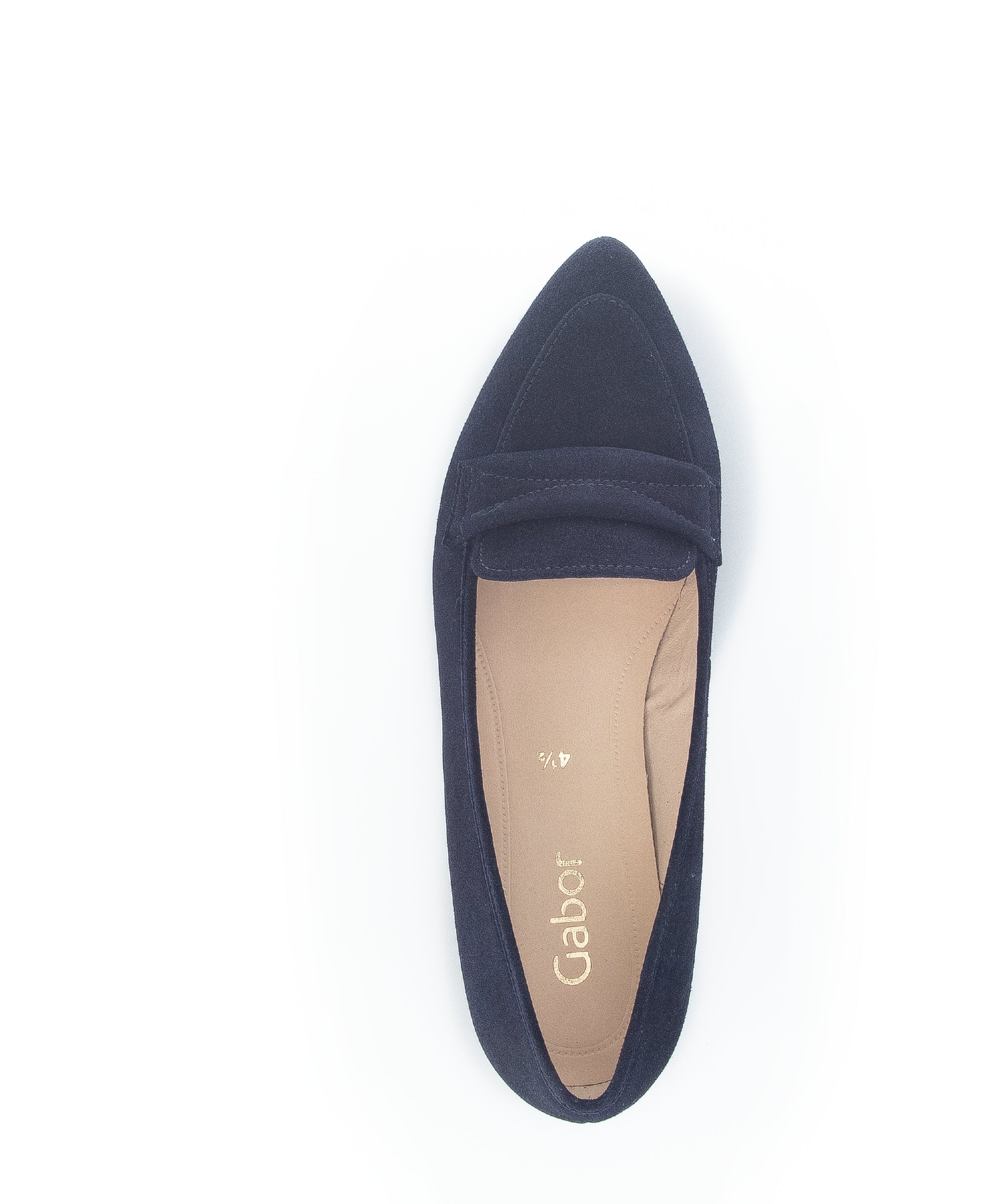 Mocassins marine en suède - Image 6