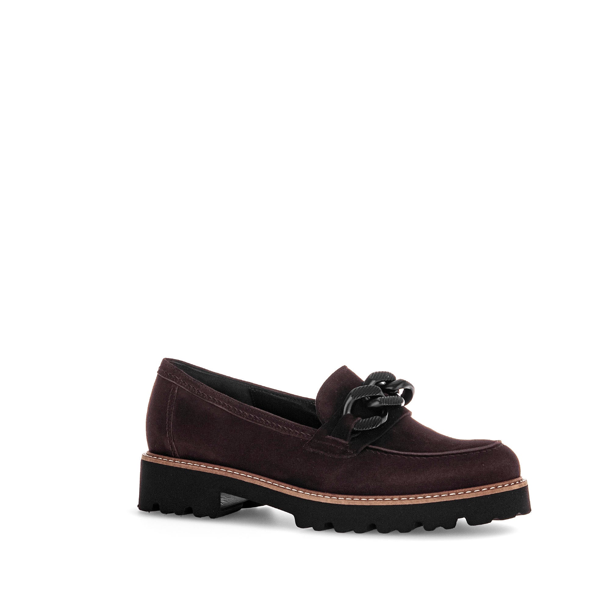 Mocassins marron en velours - Image 3