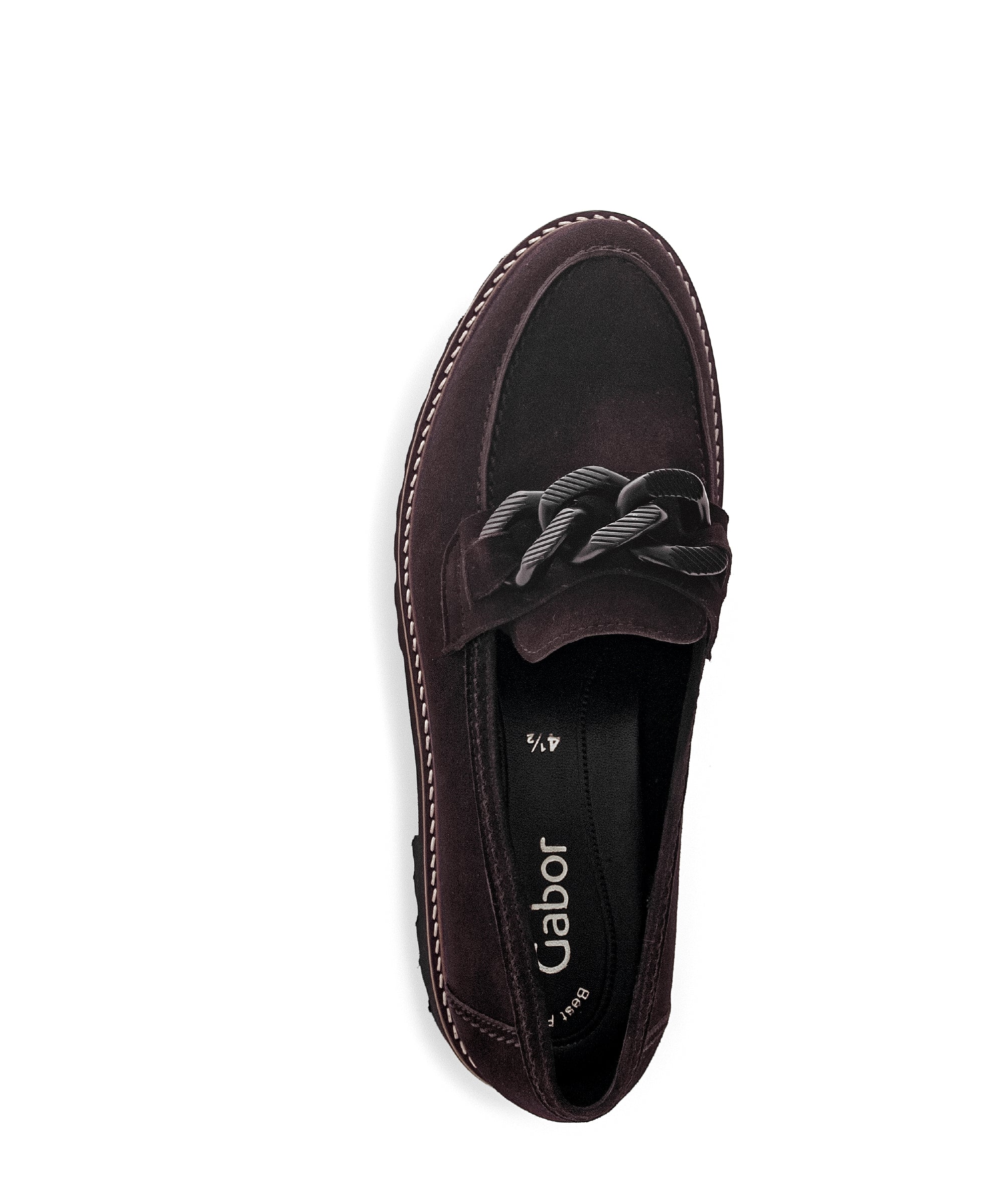 Mocassins marron en velours - Image 6