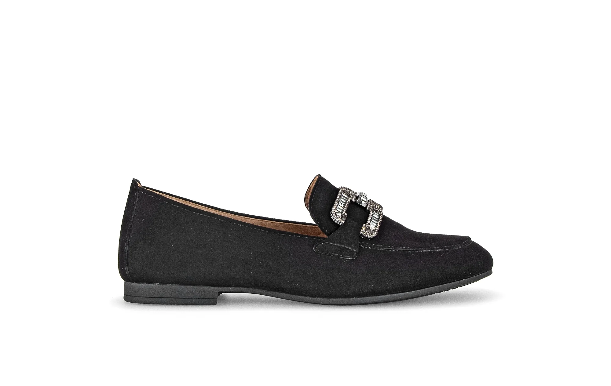 Mocassins noirs en cuir