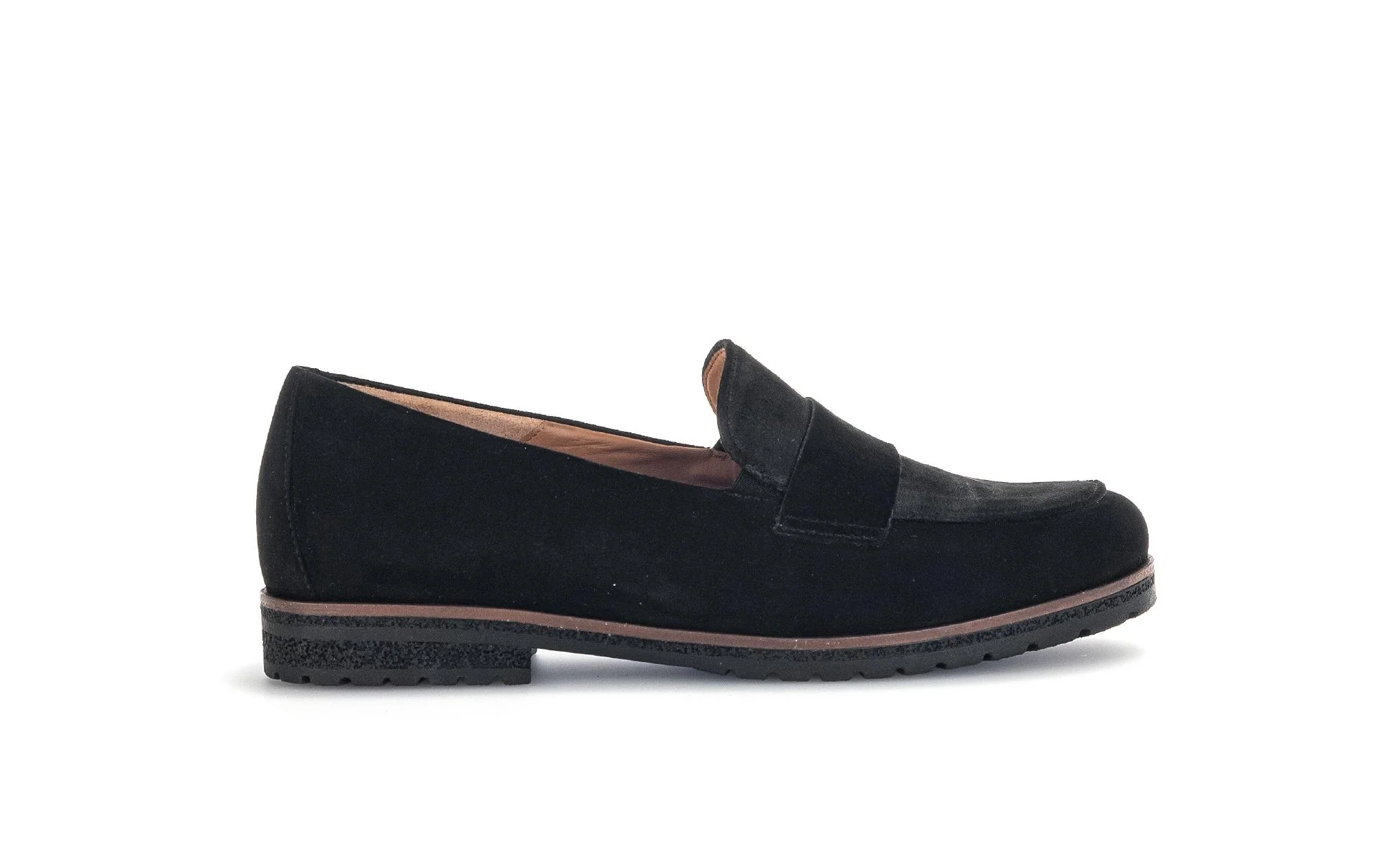 Mocassins noirs en nubuck