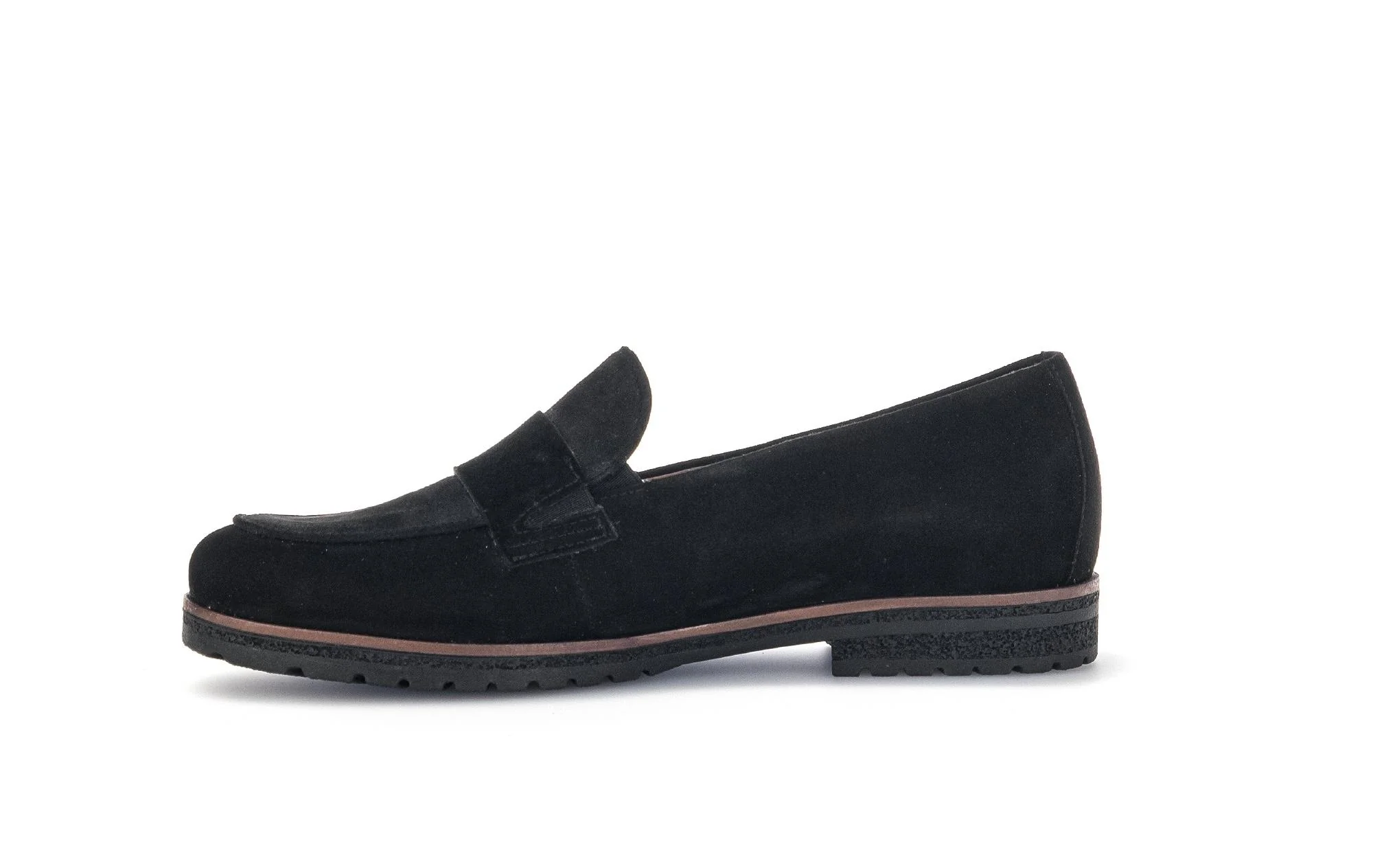 Mocassins noirs en nubuck - Image 2