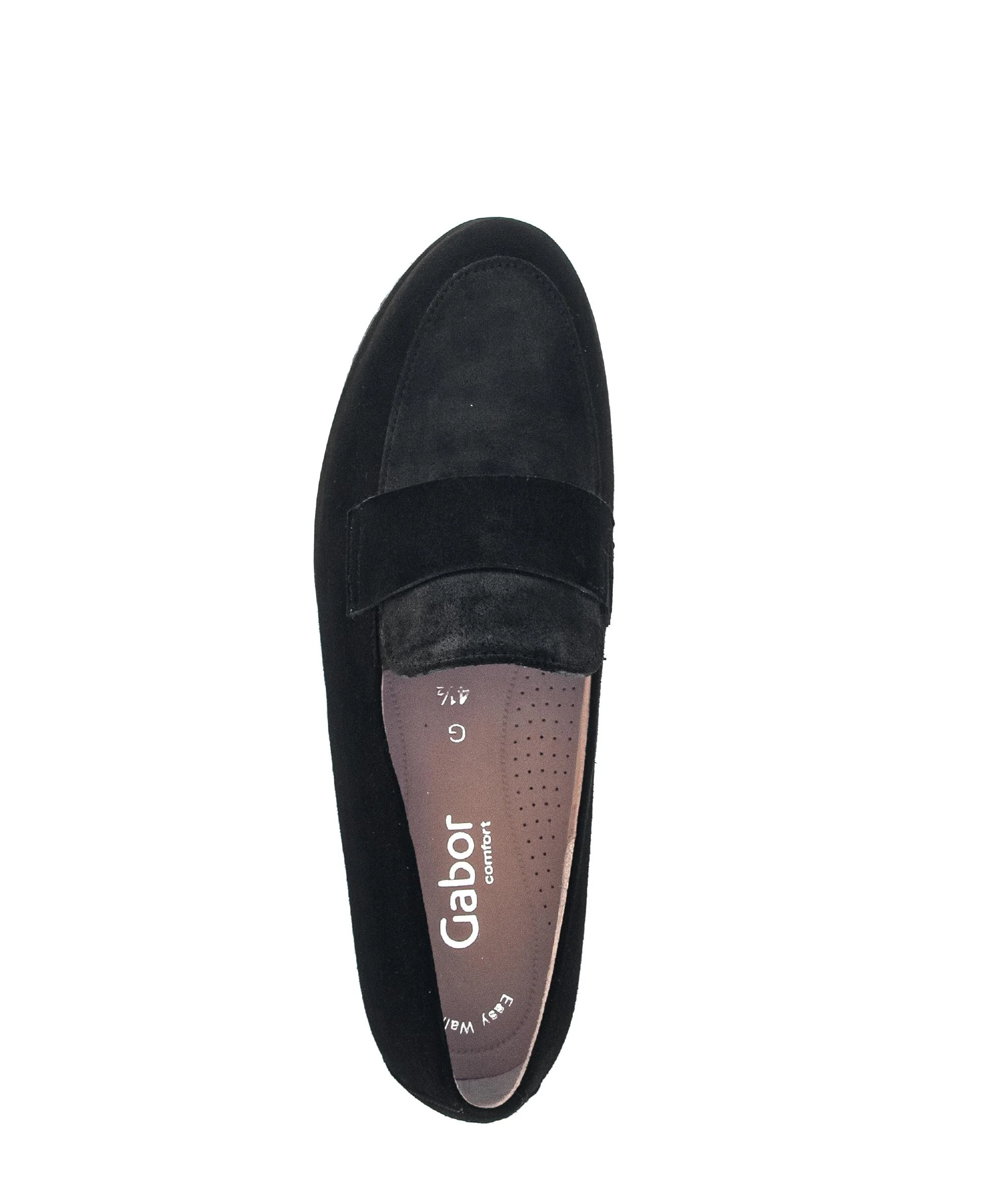 Mocassins noirs en nubuck - Image 3