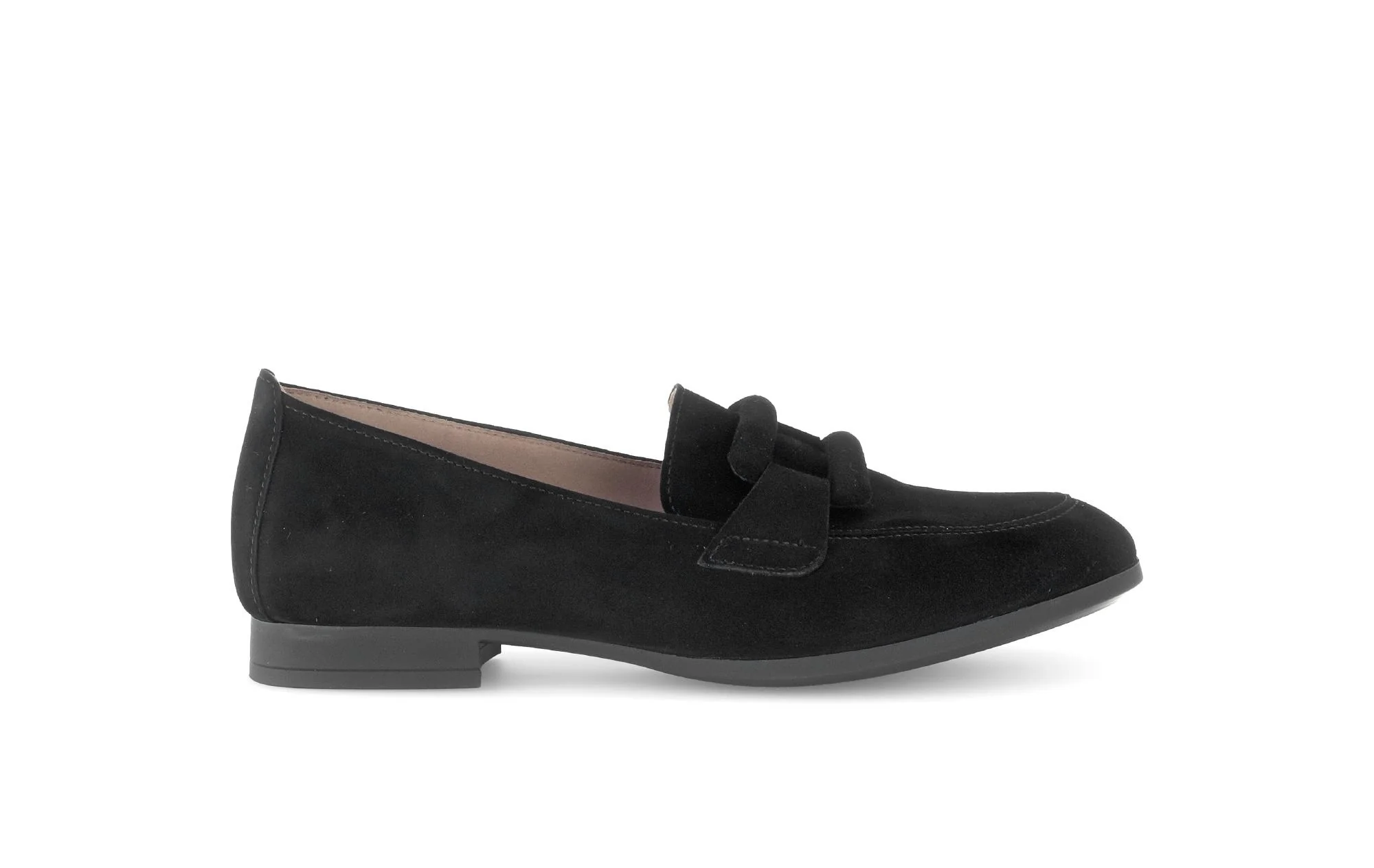 Mocassins noirs en cuir