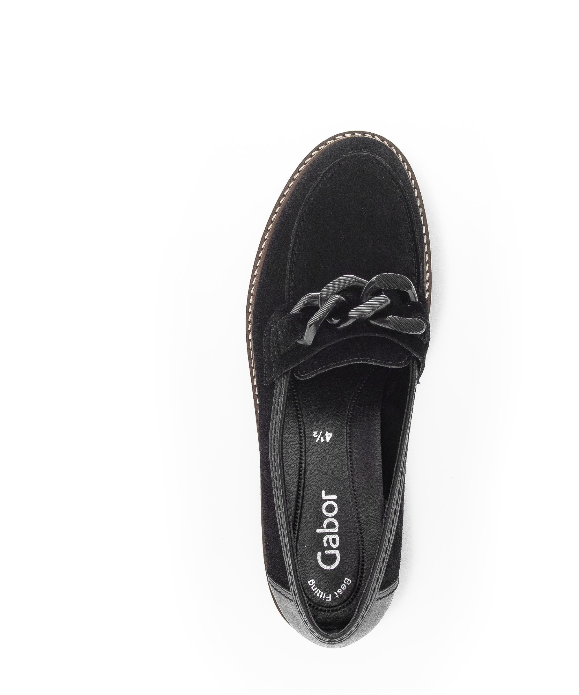 Mocassins noirs en Nubuck - Image 3