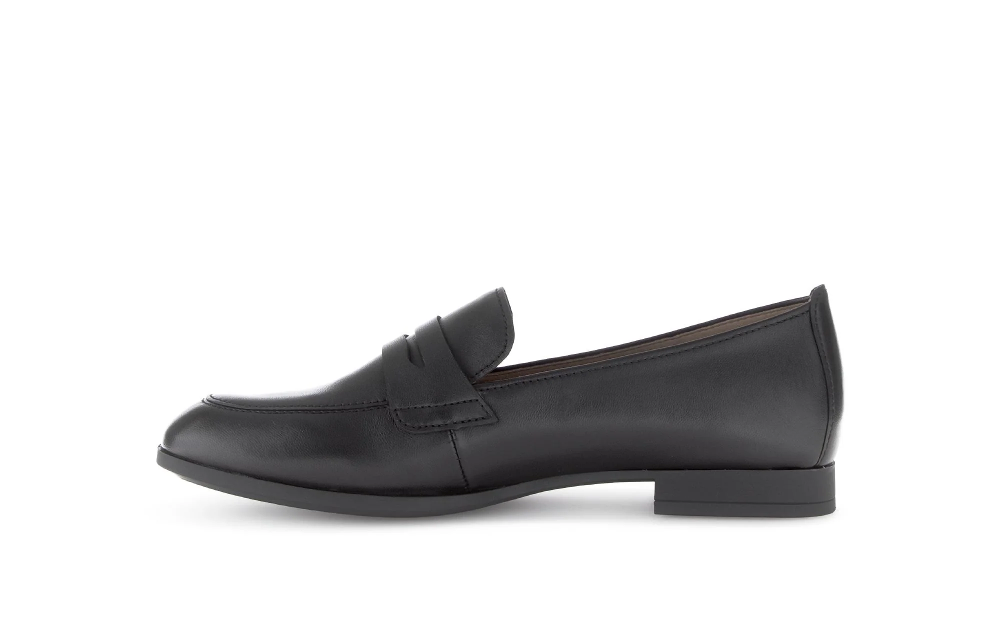 Mocassins noirs en cuir lisse - Image 2
