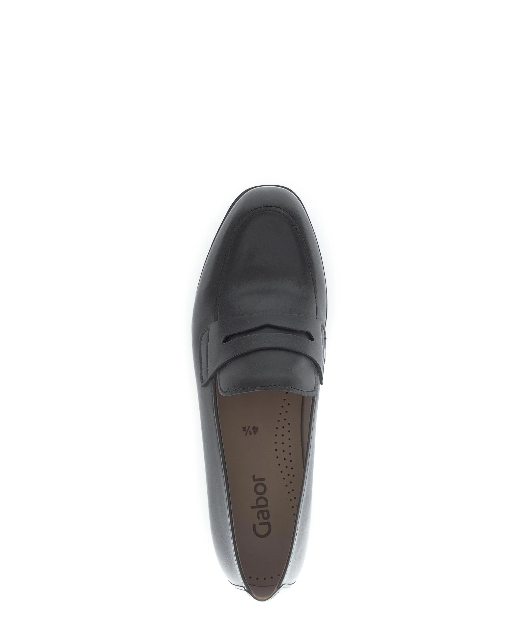 Mocassins noirs en cuir lisse - Image 3