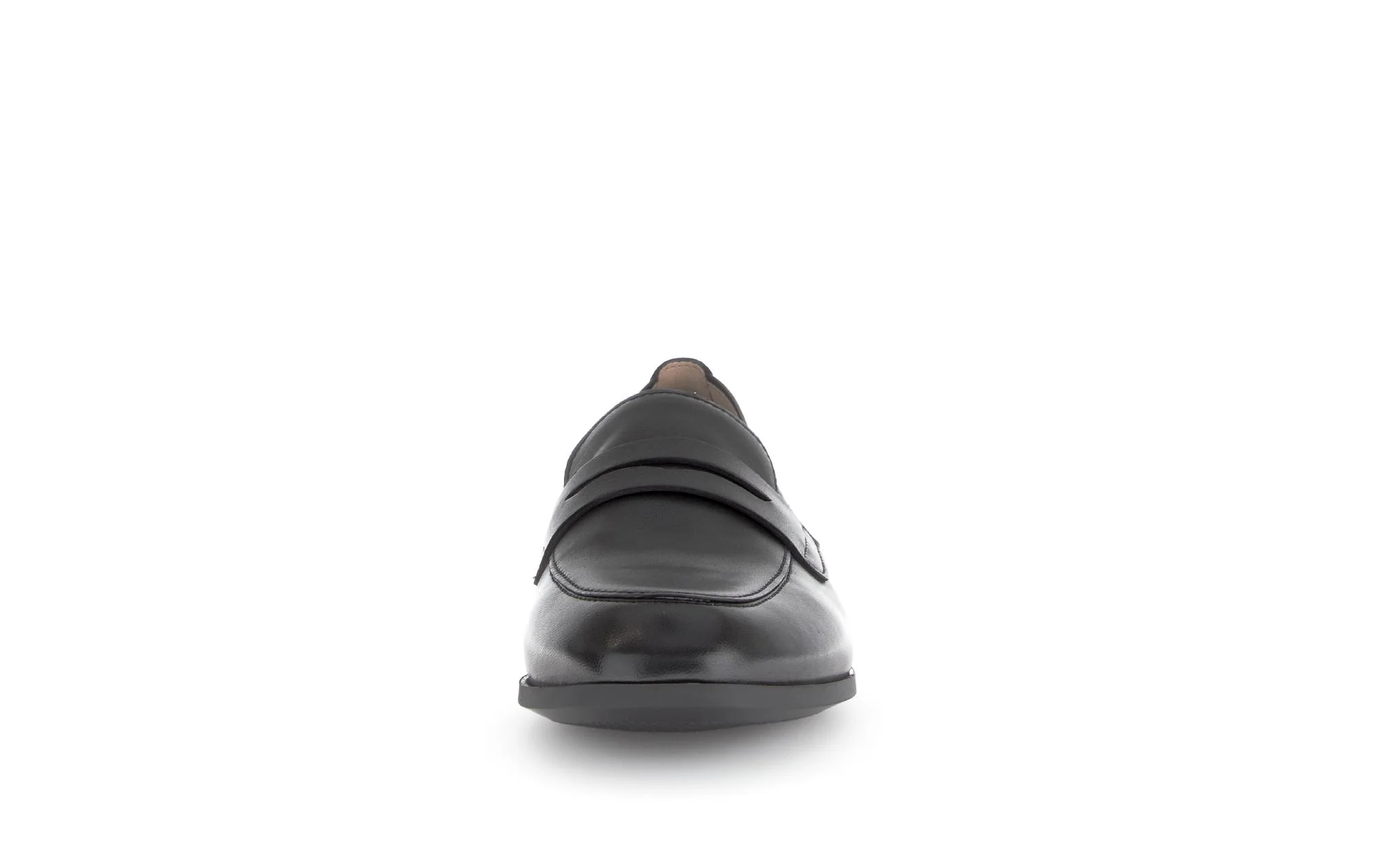 Mocassins noirs en cuir lisse - Image 5