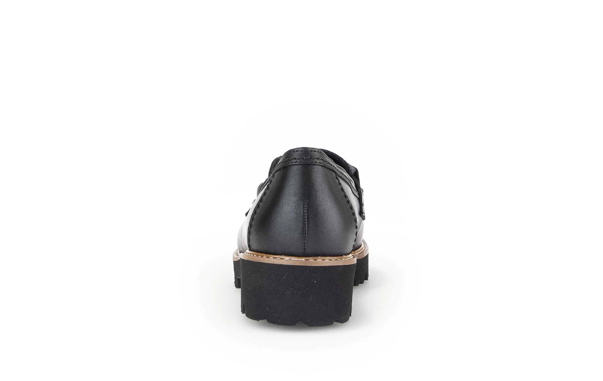 Mocassins noirs en cuir lisse - Image 4