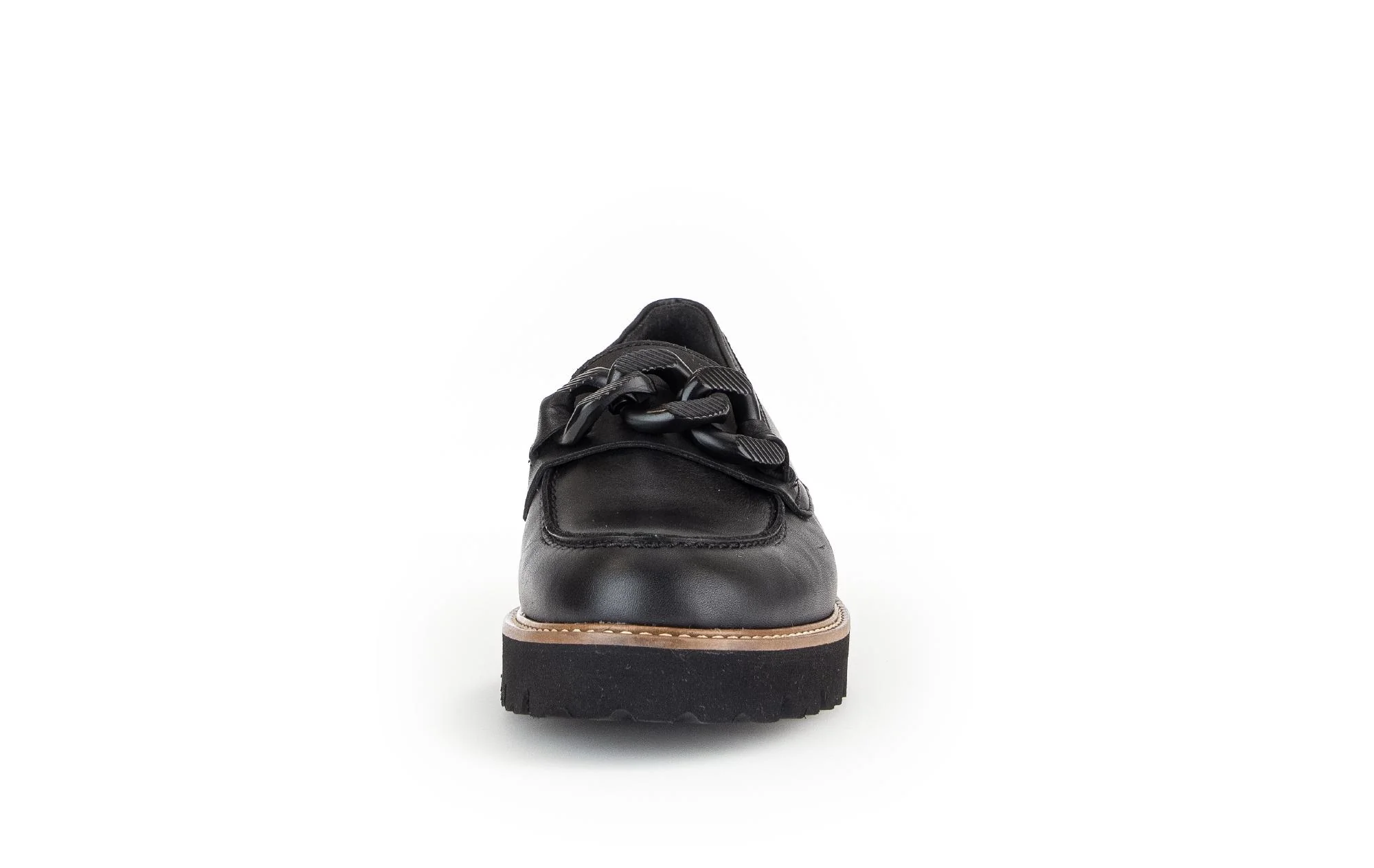 Mocassins noirs en cuir lisse - Image 5
