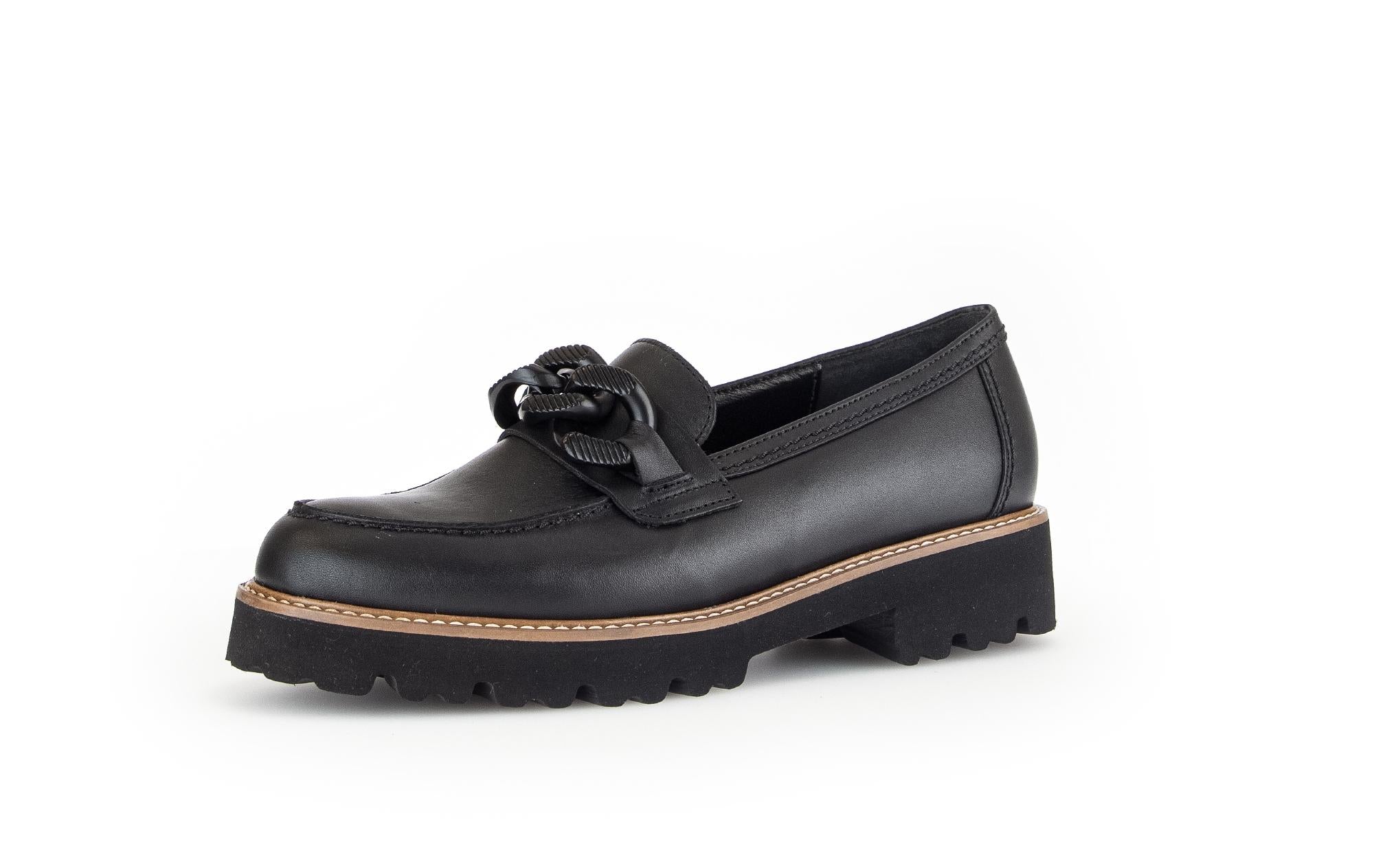 Mocassins noirs en cuir lisse - Image 6