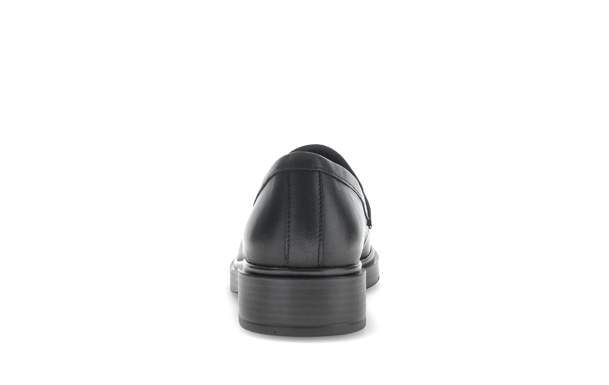 Mocassins noirs en cuir lisse - Image 4